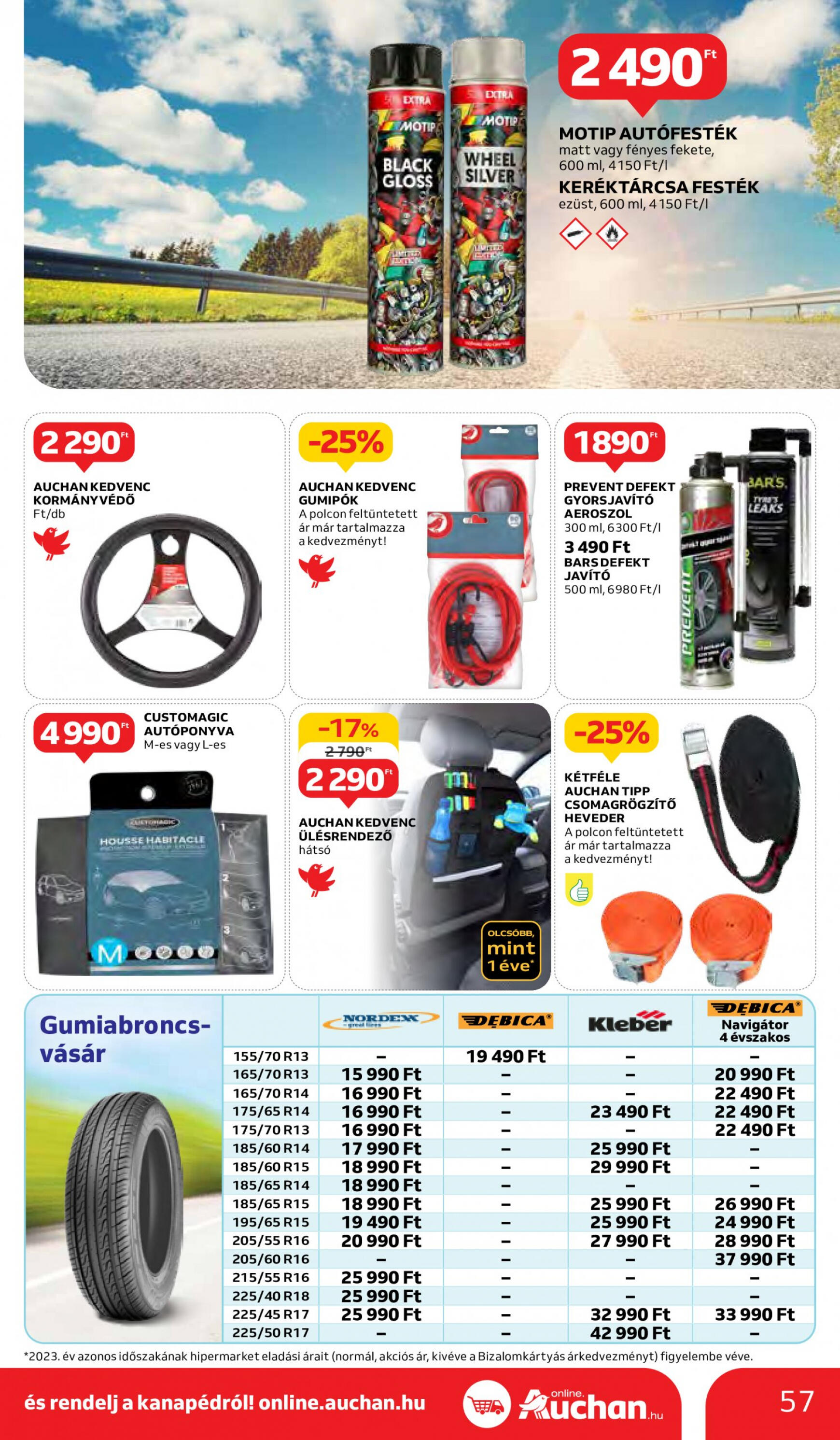 auchan - Aktuális újság Auchan 05.02. - 05.08. - page: 57
