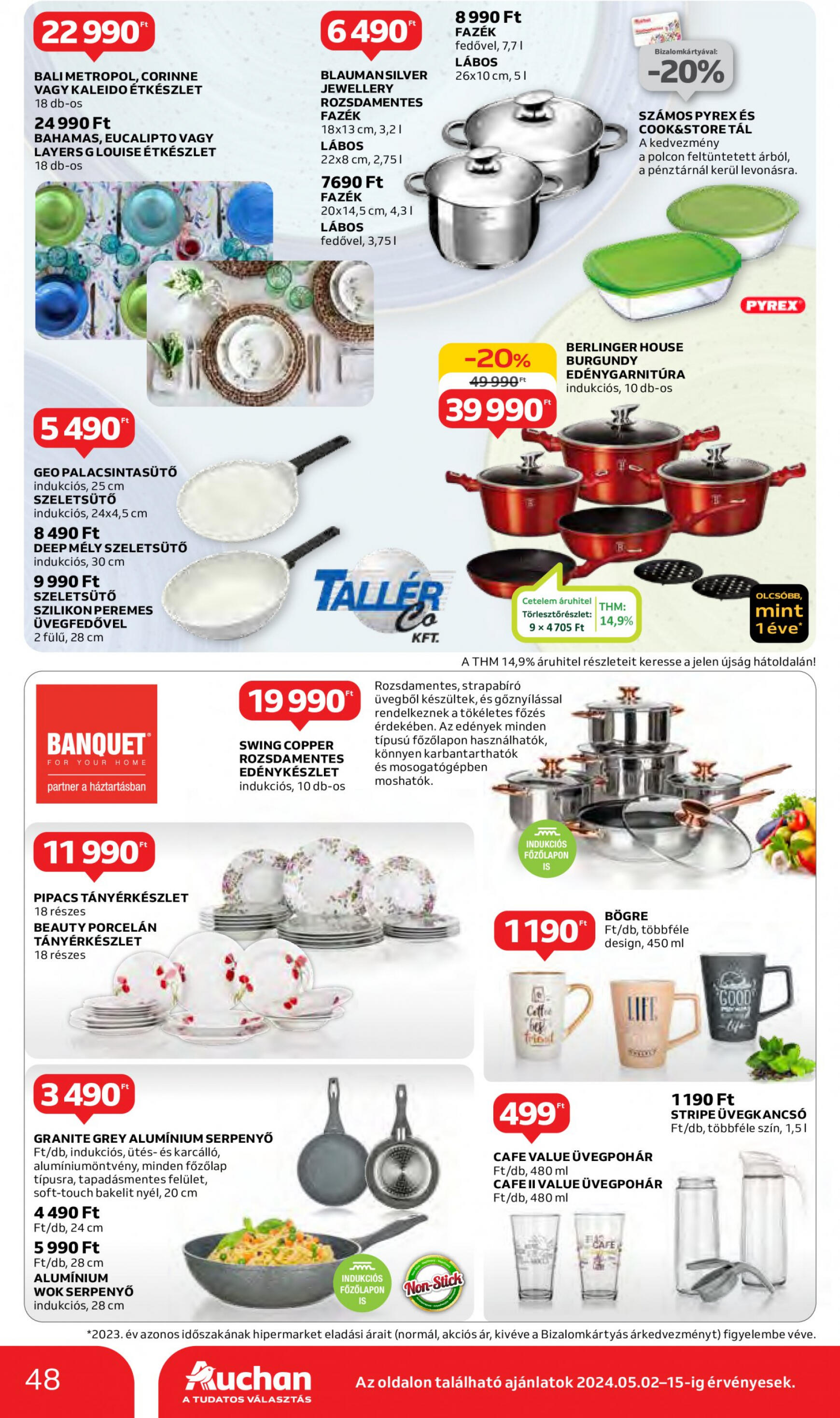 auchan - Aktuális újság Auchan 05.02. - 05.08. - page: 48