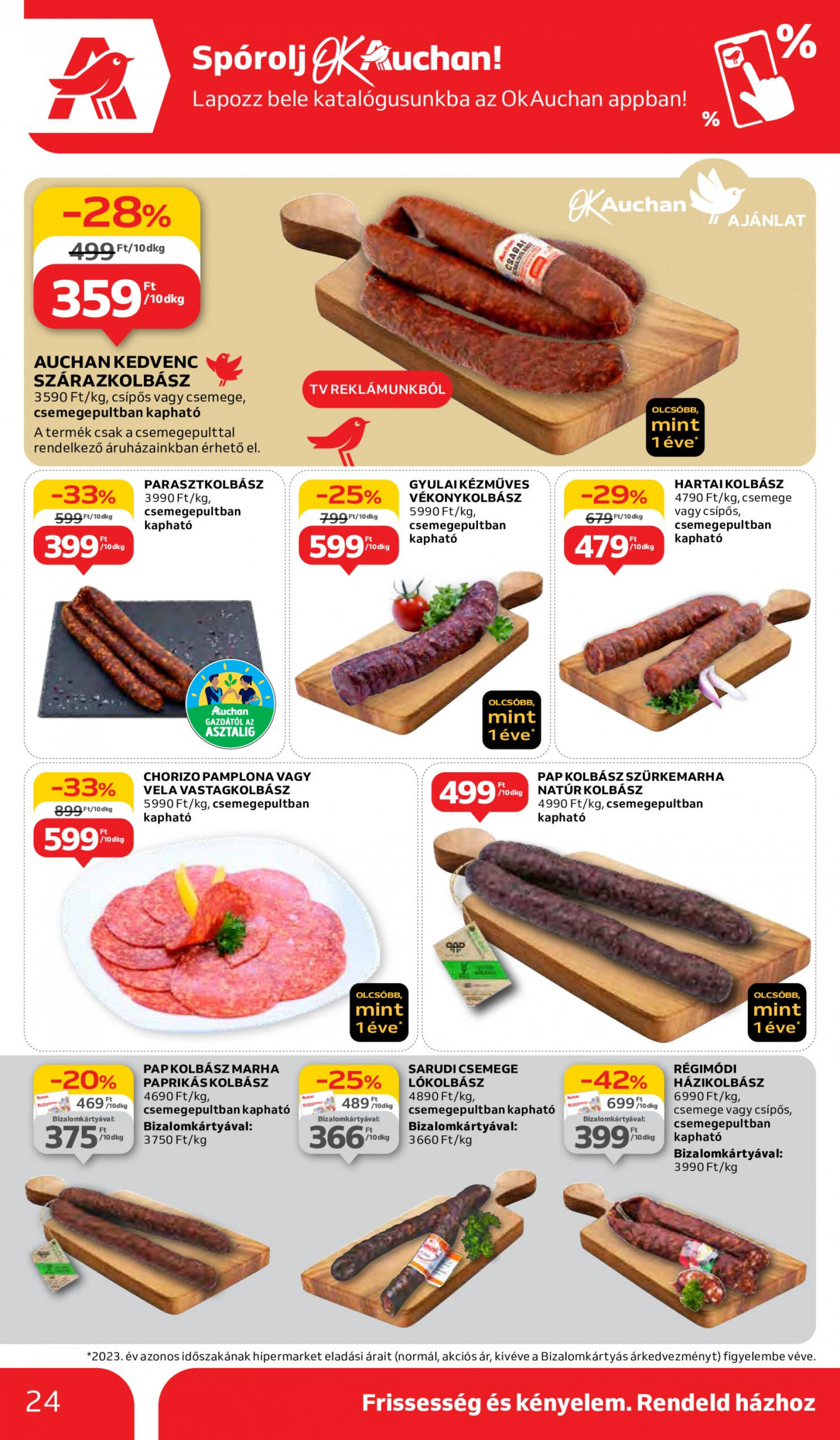auchan - Aktuális újság Auchan 05.02. - 05.08. - page: 24