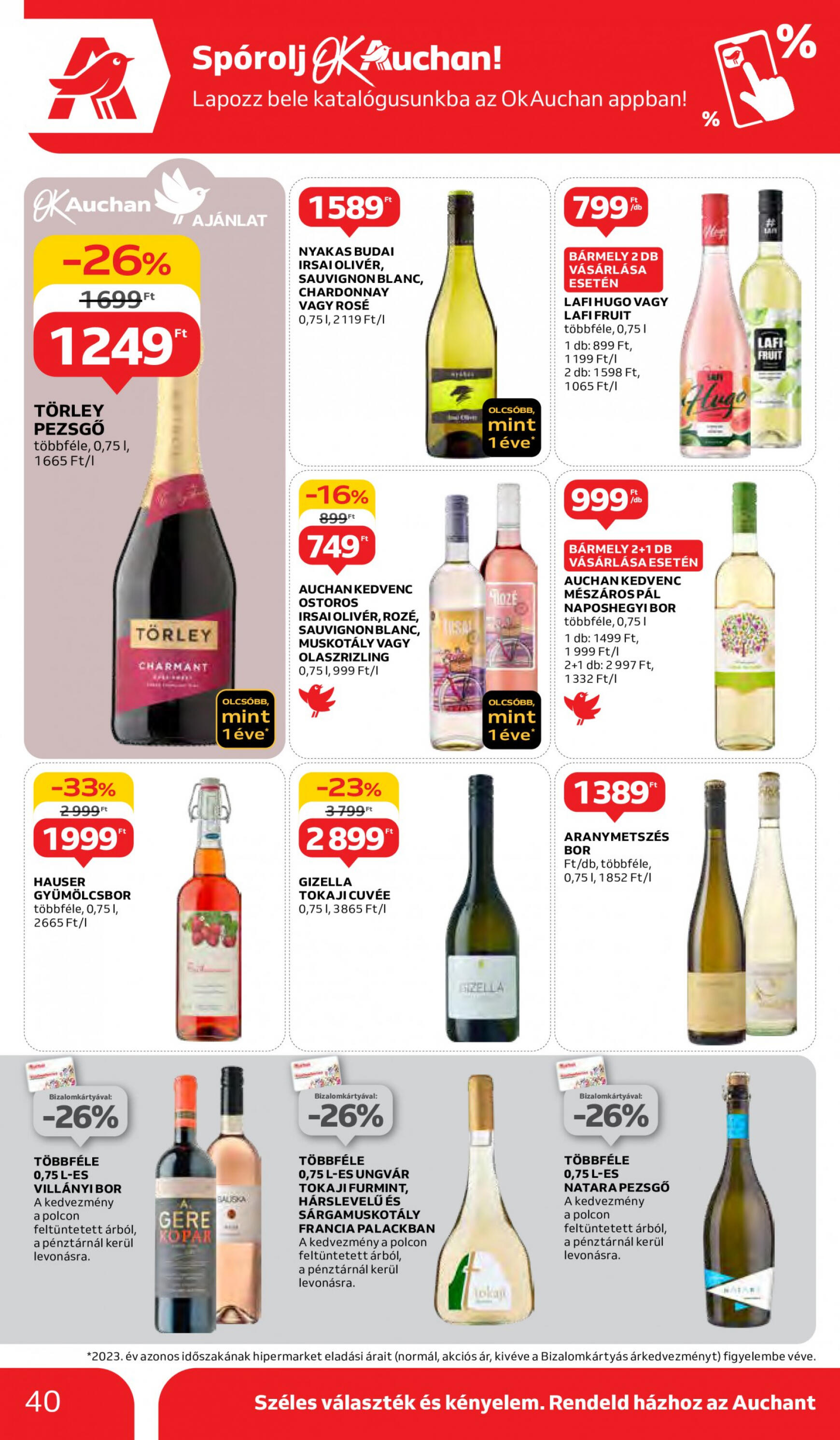 auchan - Aktuális újság Auchan 05.02. - 05.08. - page: 40