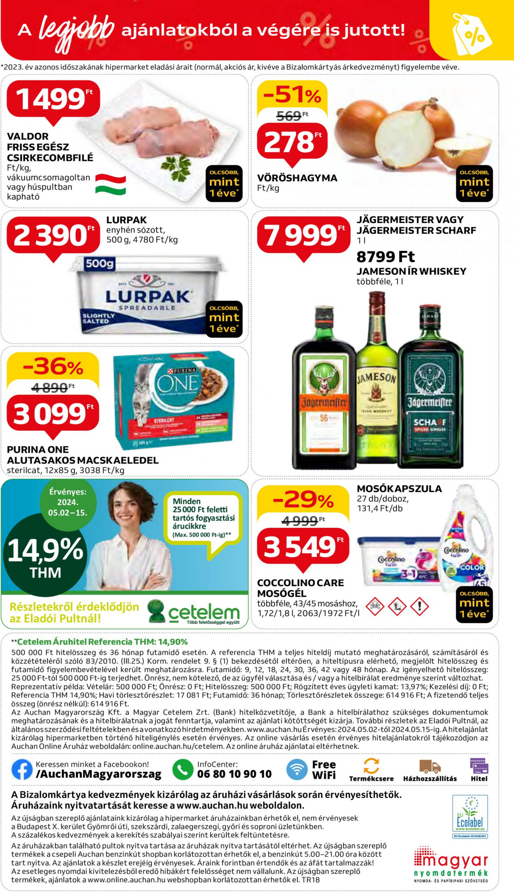 auchan - Aktuális újság Auchan 05.02. - 05.08. - page: 62