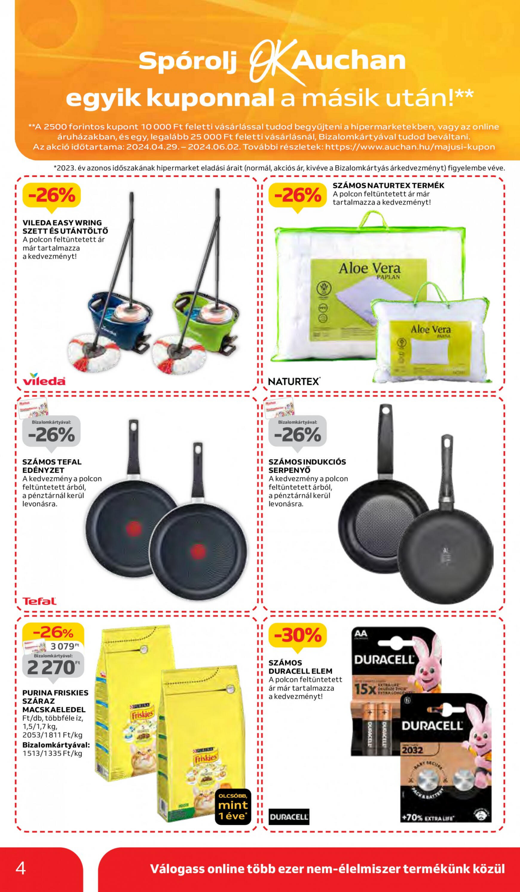 auchan - Aktuális újság Auchan 05.02. - 05.08. - page: 4