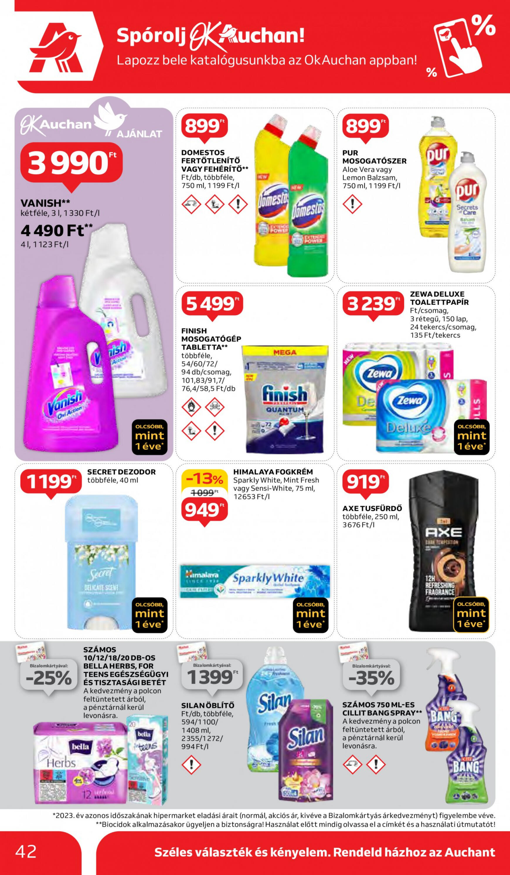 auchan - Aktuális újság Auchan 05.02. - 05.08. - page: 42