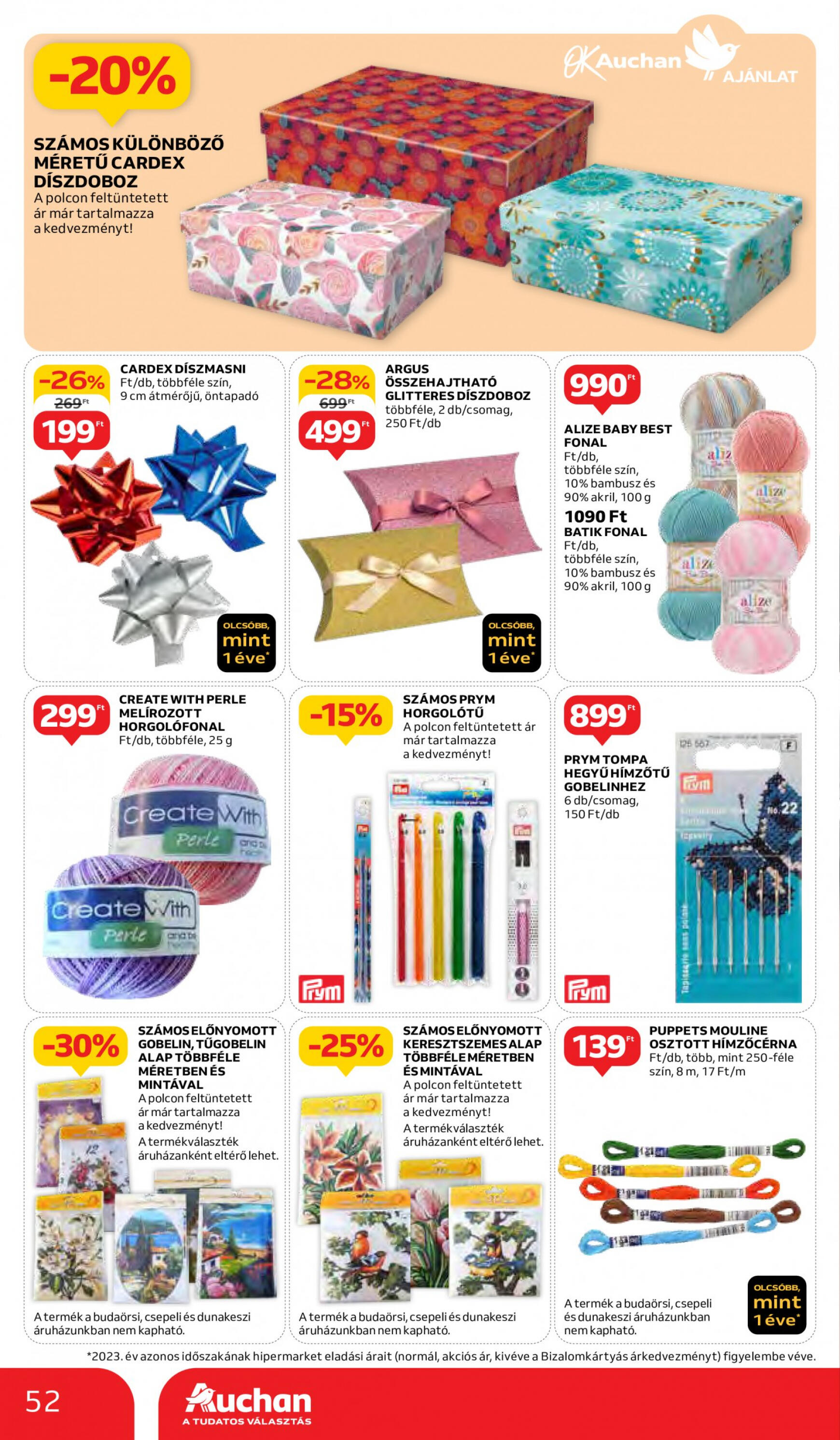 auchan - Aktuális újság Auchan 05.02. - 05.08. - page: 52
