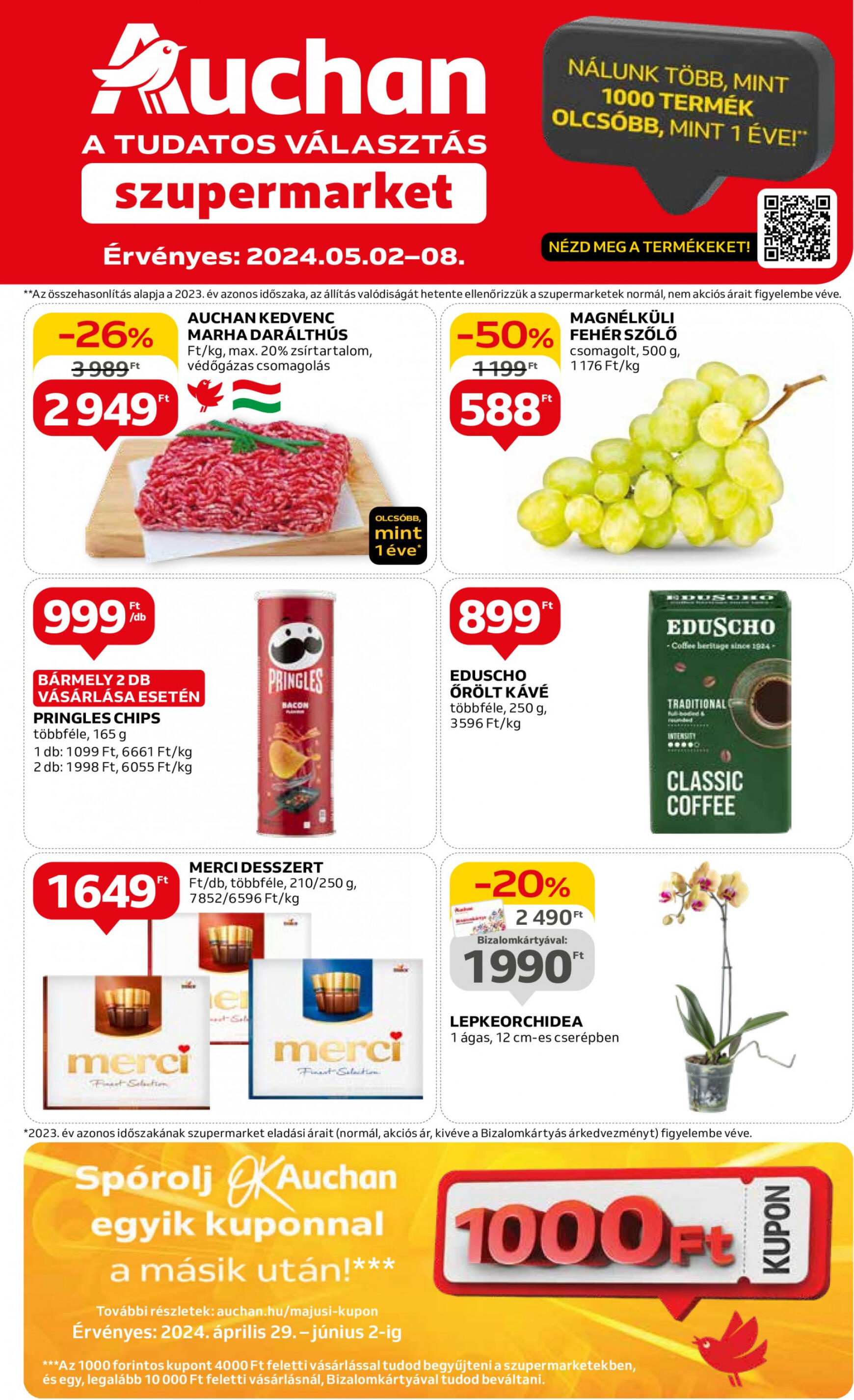 auchan - Aktuális újság Auchan szupermarket 05.02. - 05.08. - page: 1