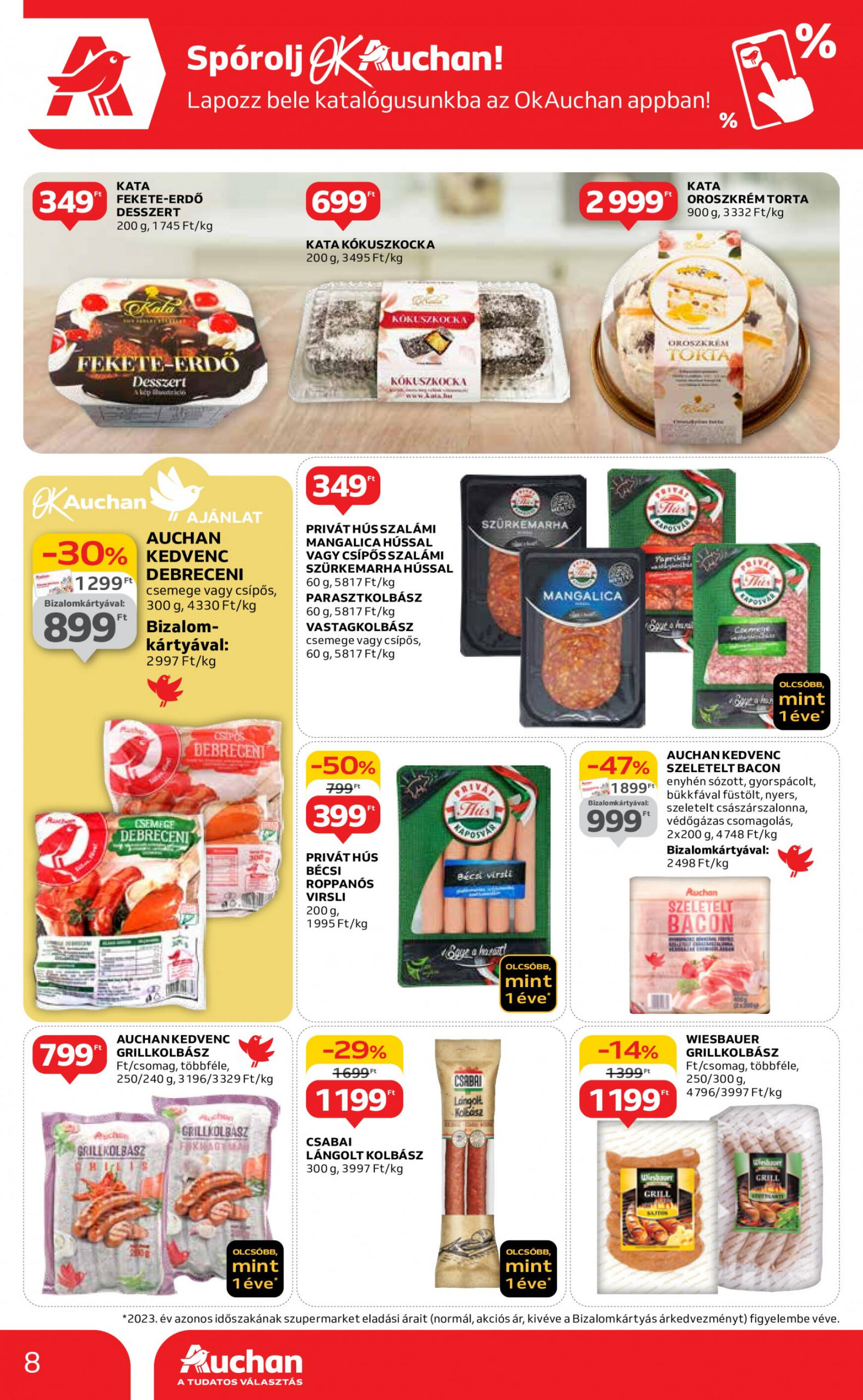 auchan - Aktuális újság Auchan szupermarket 05.02. - 05.08. - page: 8