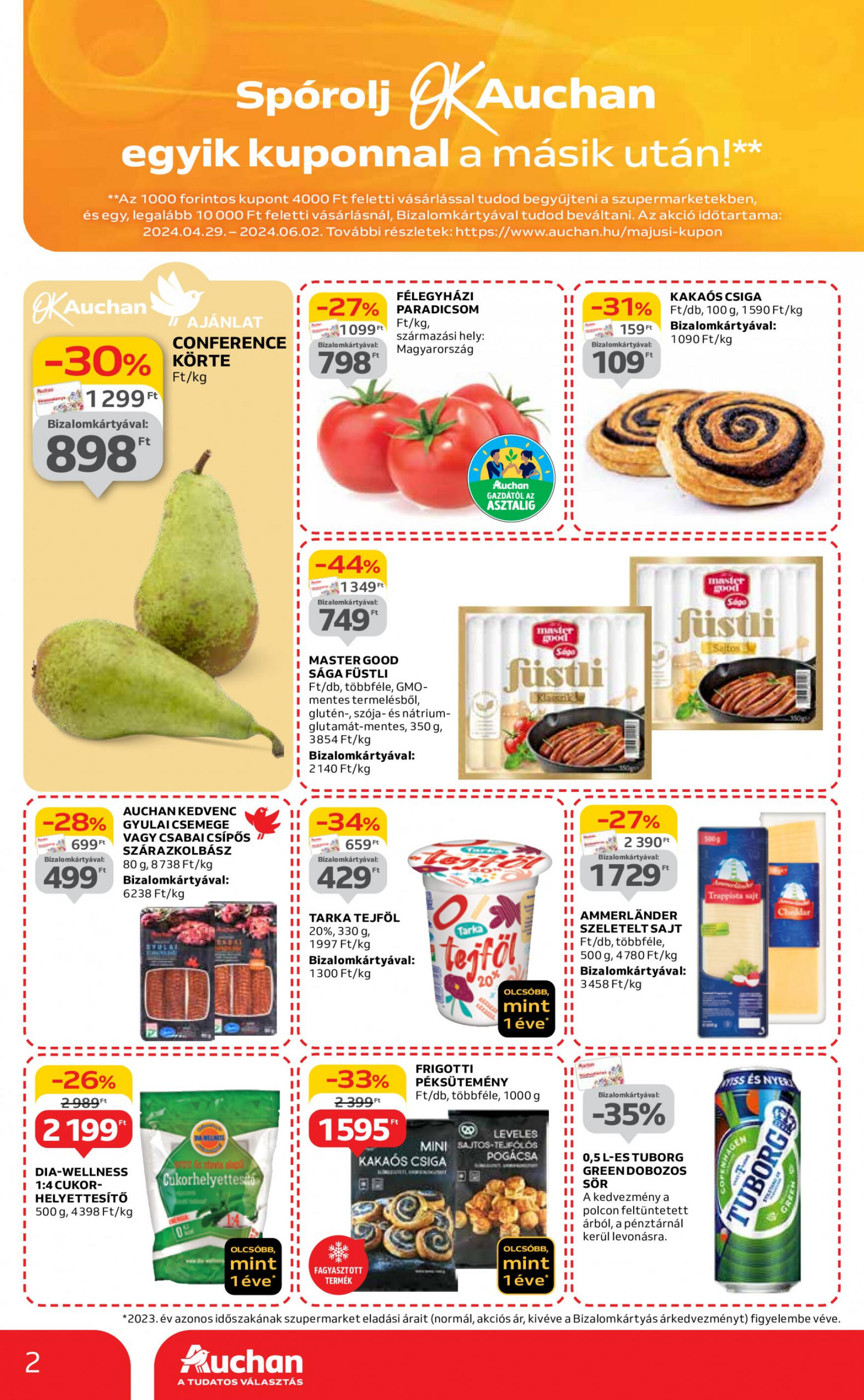 auchan - Aktuális újság Auchan szupermarket 05.02. - 05.08. - page: 2