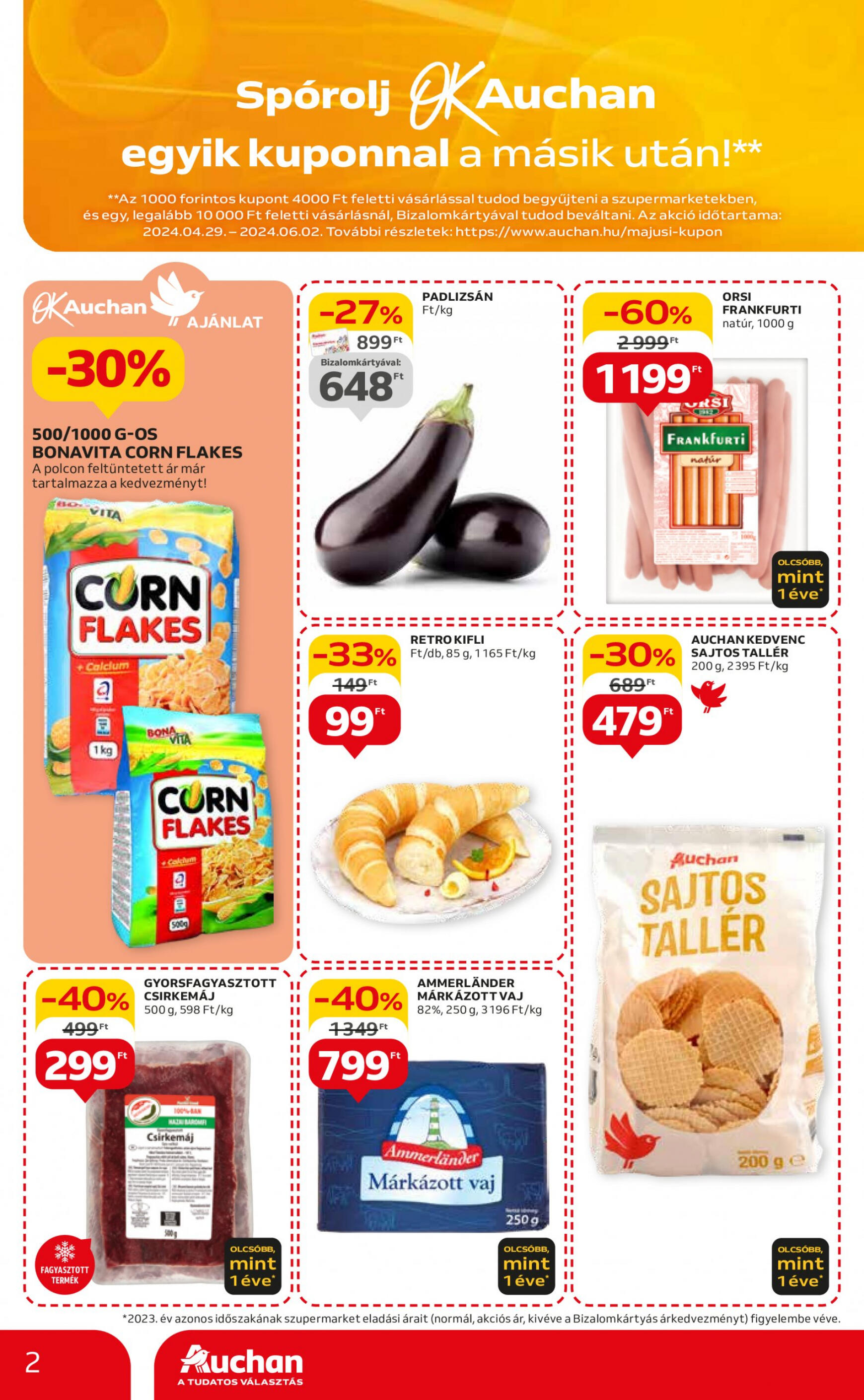 auchan - Aktuális újság Auchan szupermarket 05.09. - 05.15. - page: 2