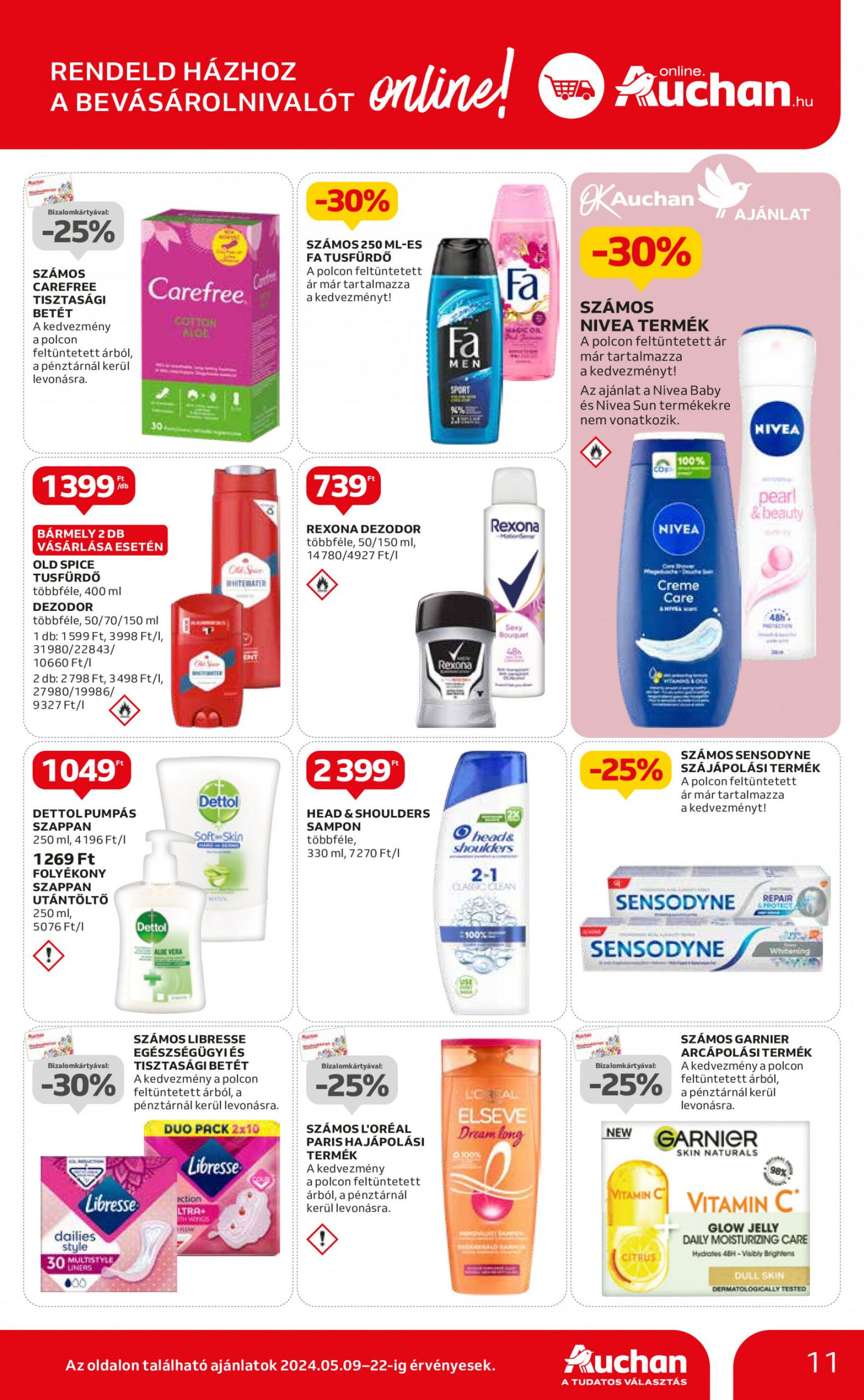 auchan - Aktuális újság Auchan szupermarket 05.09. - 05.15. - page: 11