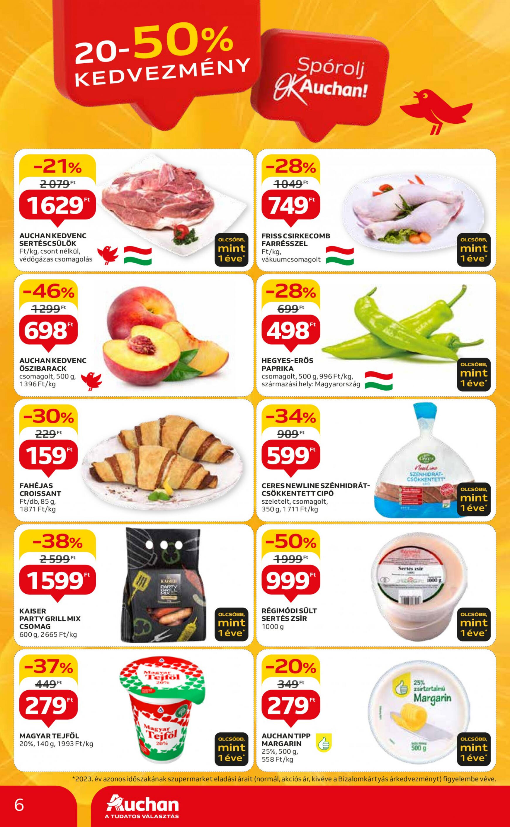 auchan - Aktuális újság Auchan szupermarket 05.09. - 05.15. - page: 6
