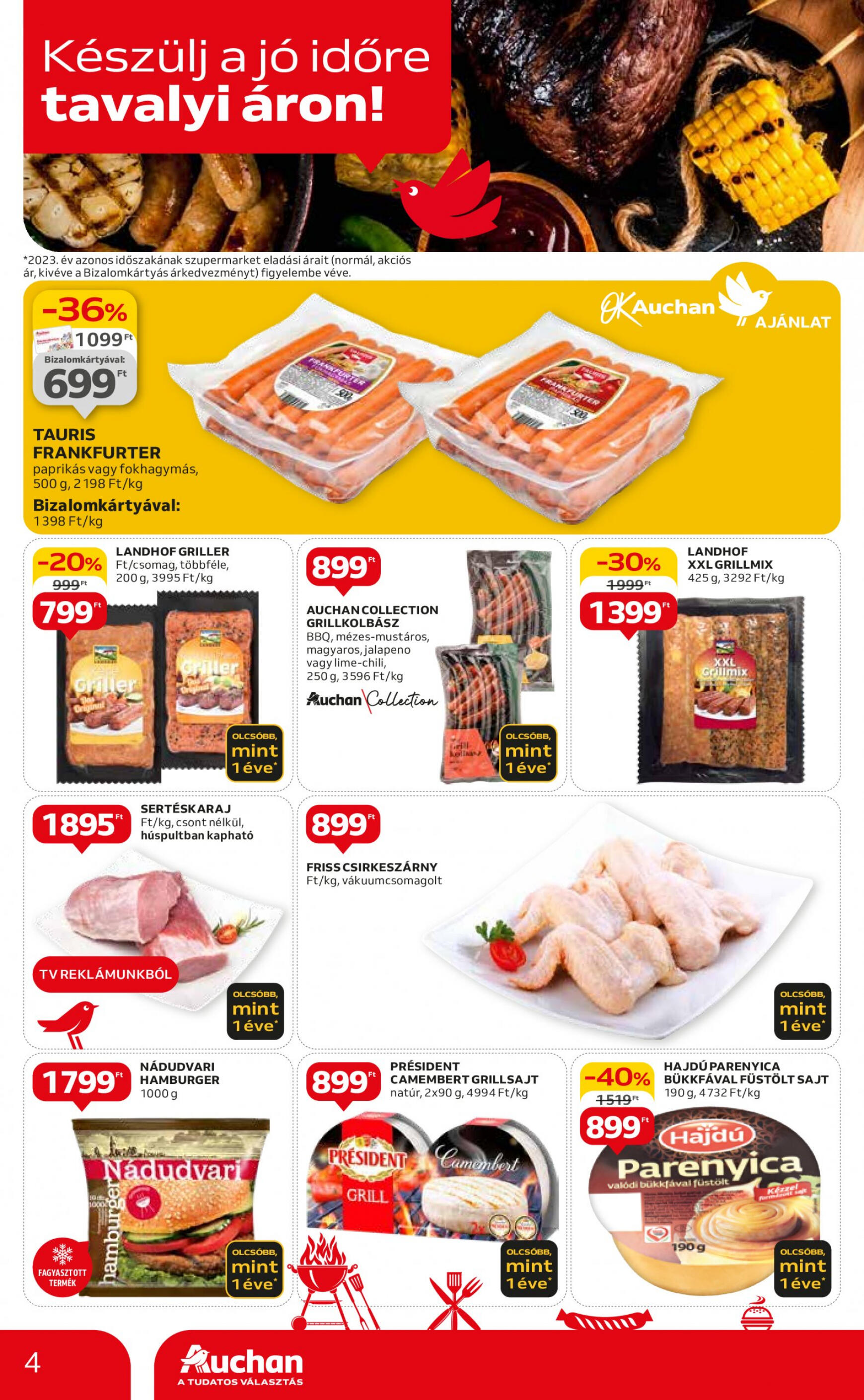 auchan - Aktuális újság Auchan szupermarket 05.09. - 05.15. - page: 4