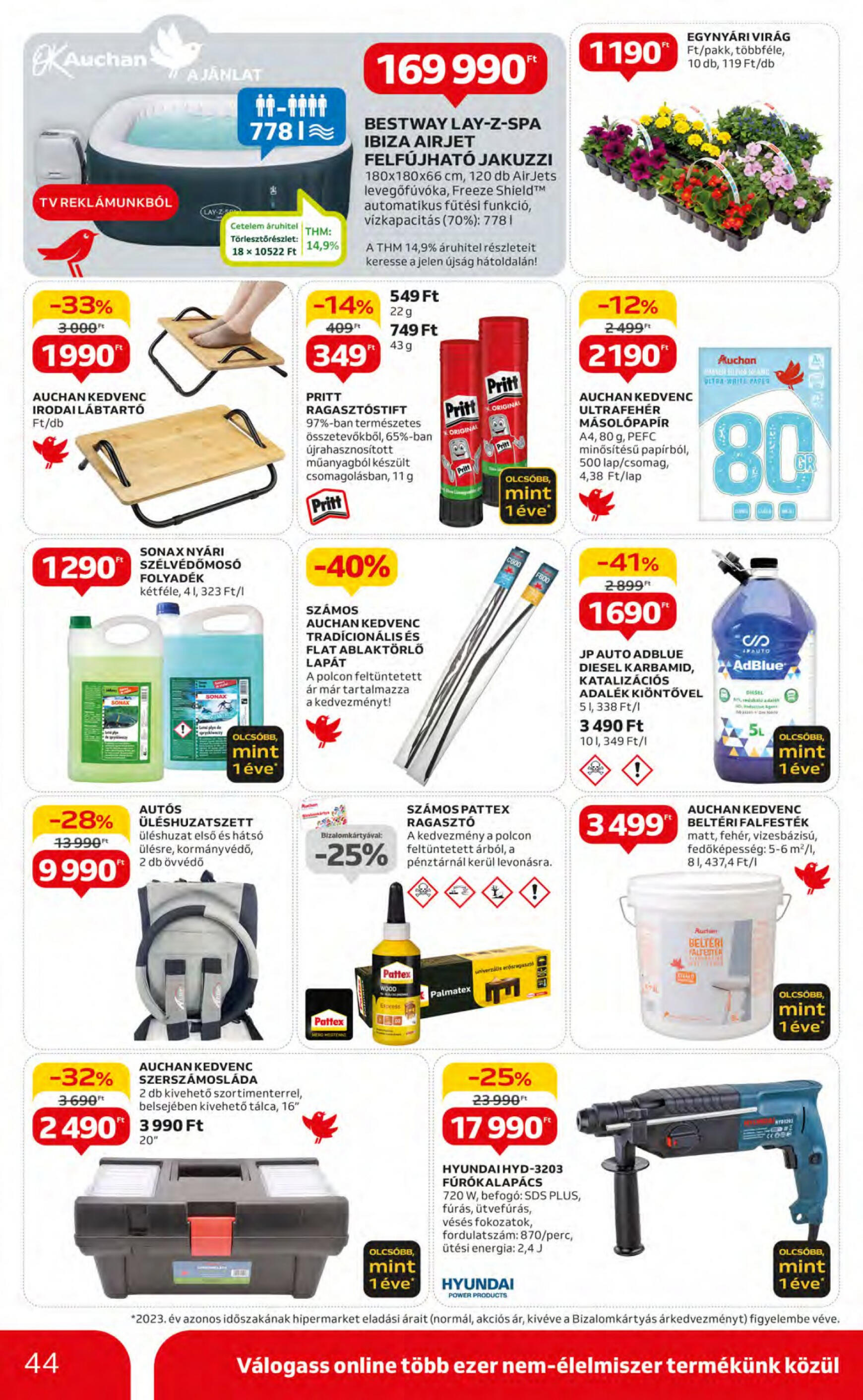 auchan - Aktuális újság Auchan 05.09. - 05.15. - page: 44
