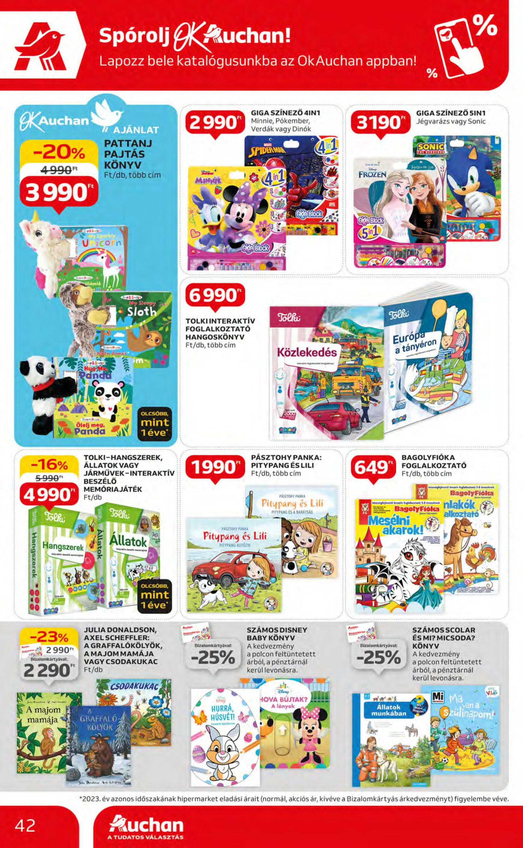 auchan - Aktuális újság Auchan 05.09. - 05.15. - page: 42