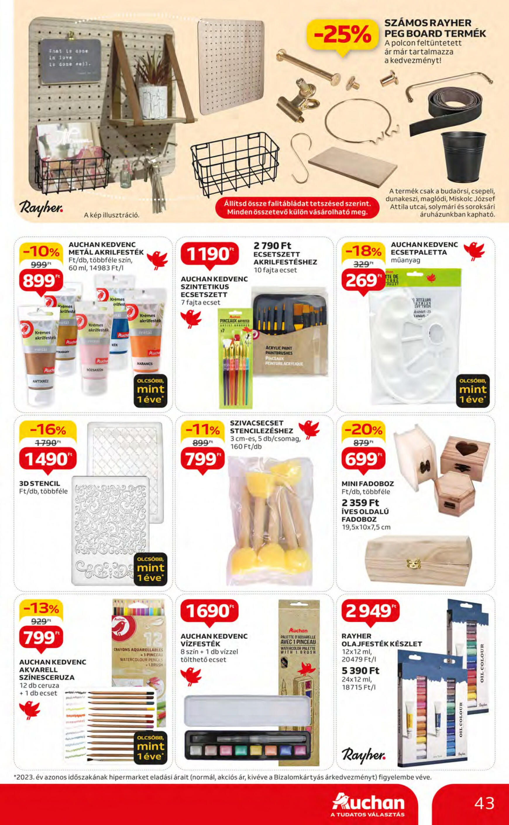 auchan - Aktuális újság Auchan 05.09. - 05.15. - page: 43