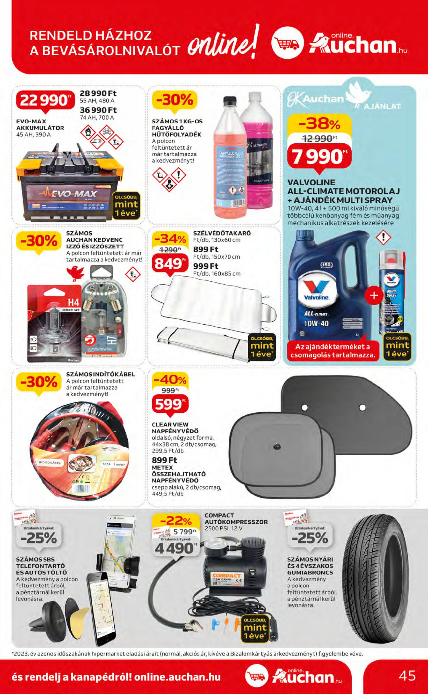 auchan - Aktuális újság Auchan 05.09. - 05.15. - page: 45