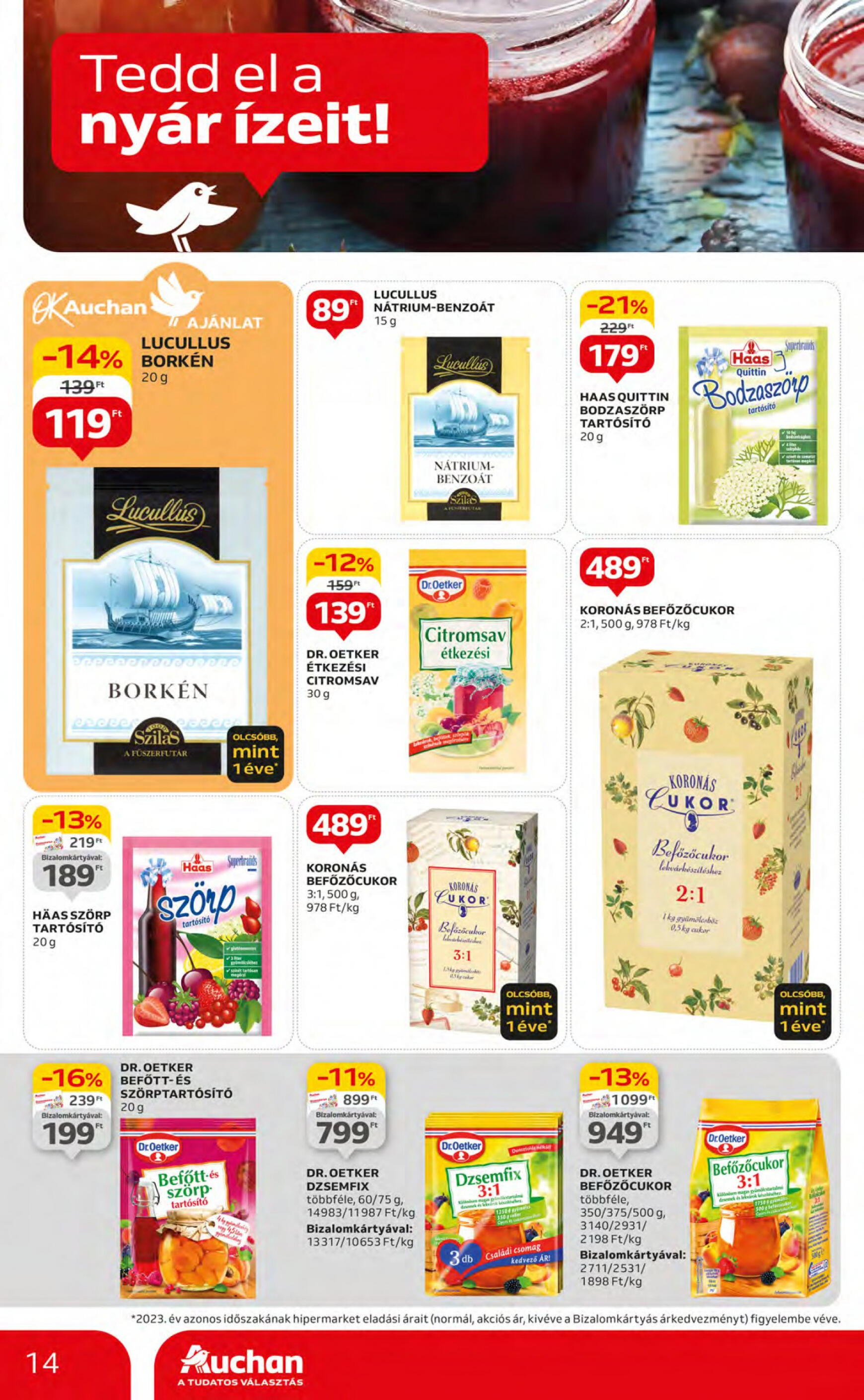 auchan - Aktuális újság Auchan 05.09. - 05.15. - page: 14