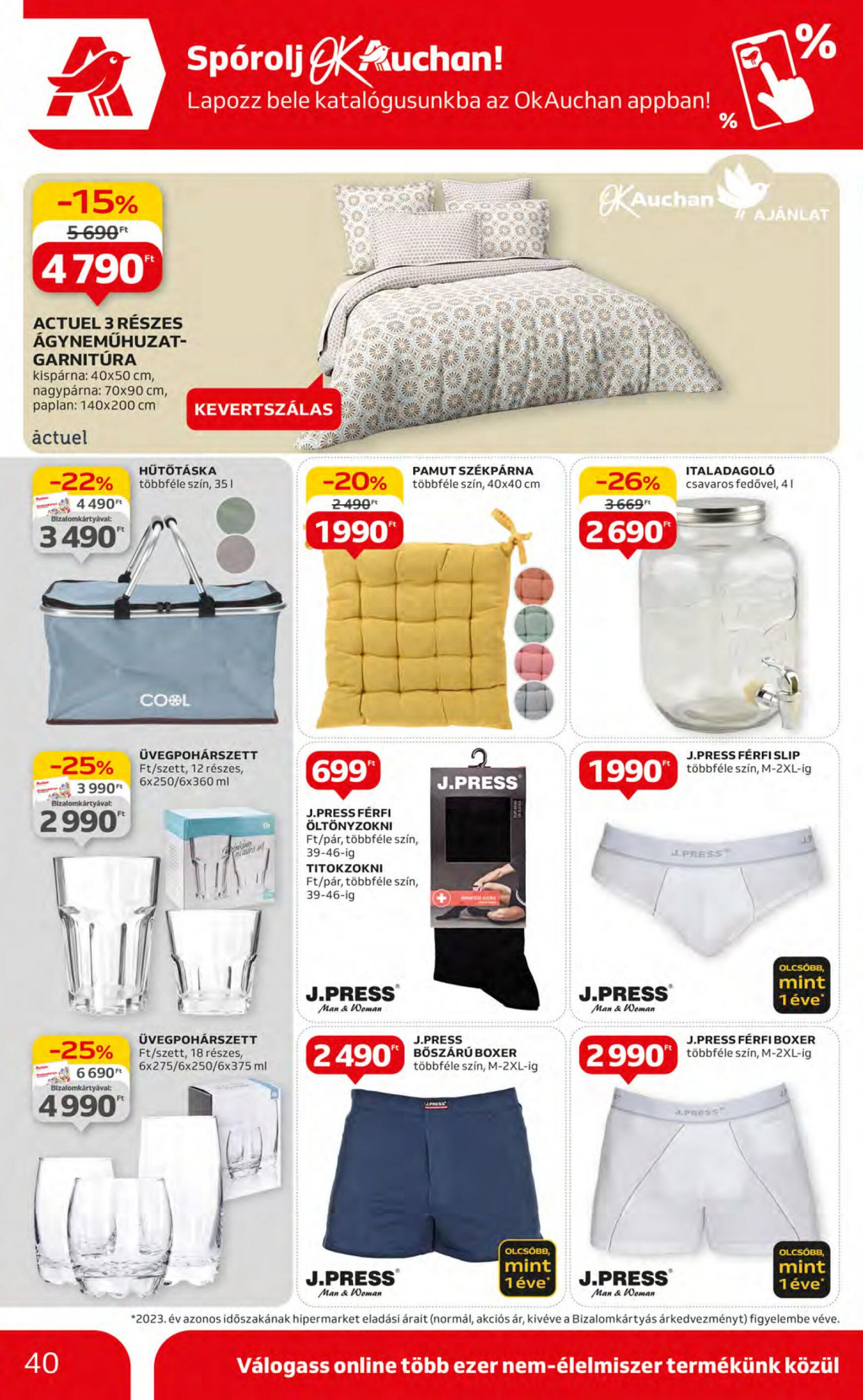 auchan - Aktuális újság Auchan 05.09. - 05.15. - page: 40