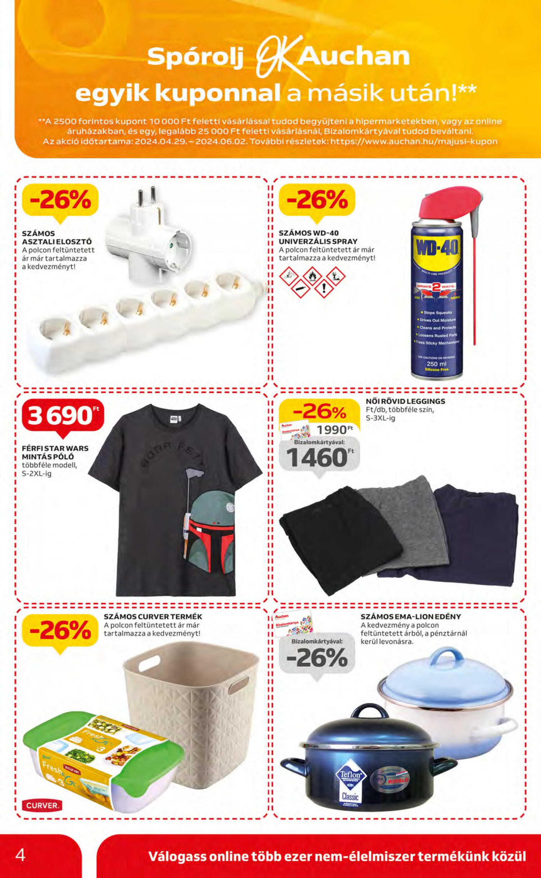 auchan - Aktuális újság Auchan 05.09. - 05.15. - page: 4