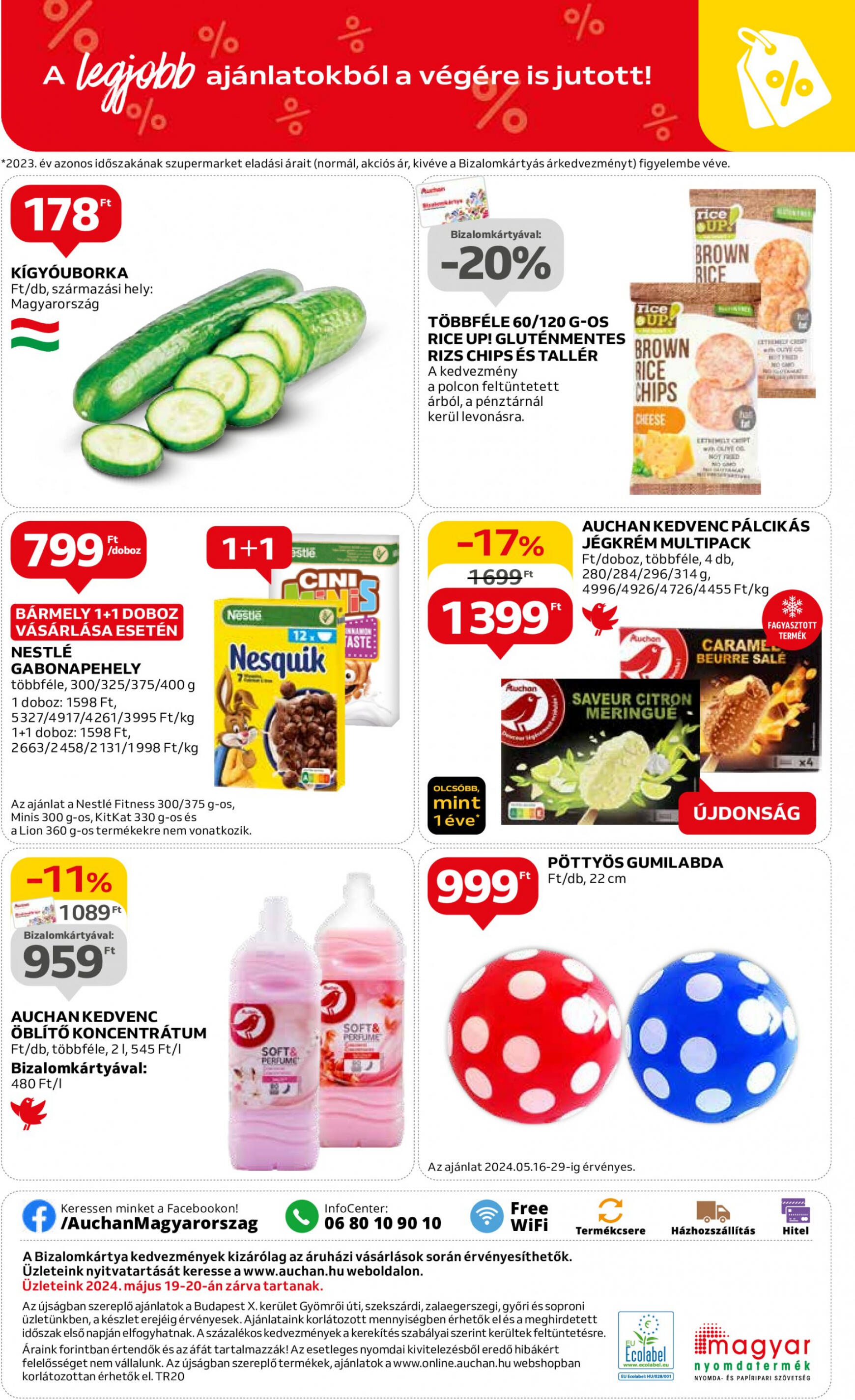 auchan - Aktuális újság Auchan szupermarket 05.16. - 05.22. - page: 12