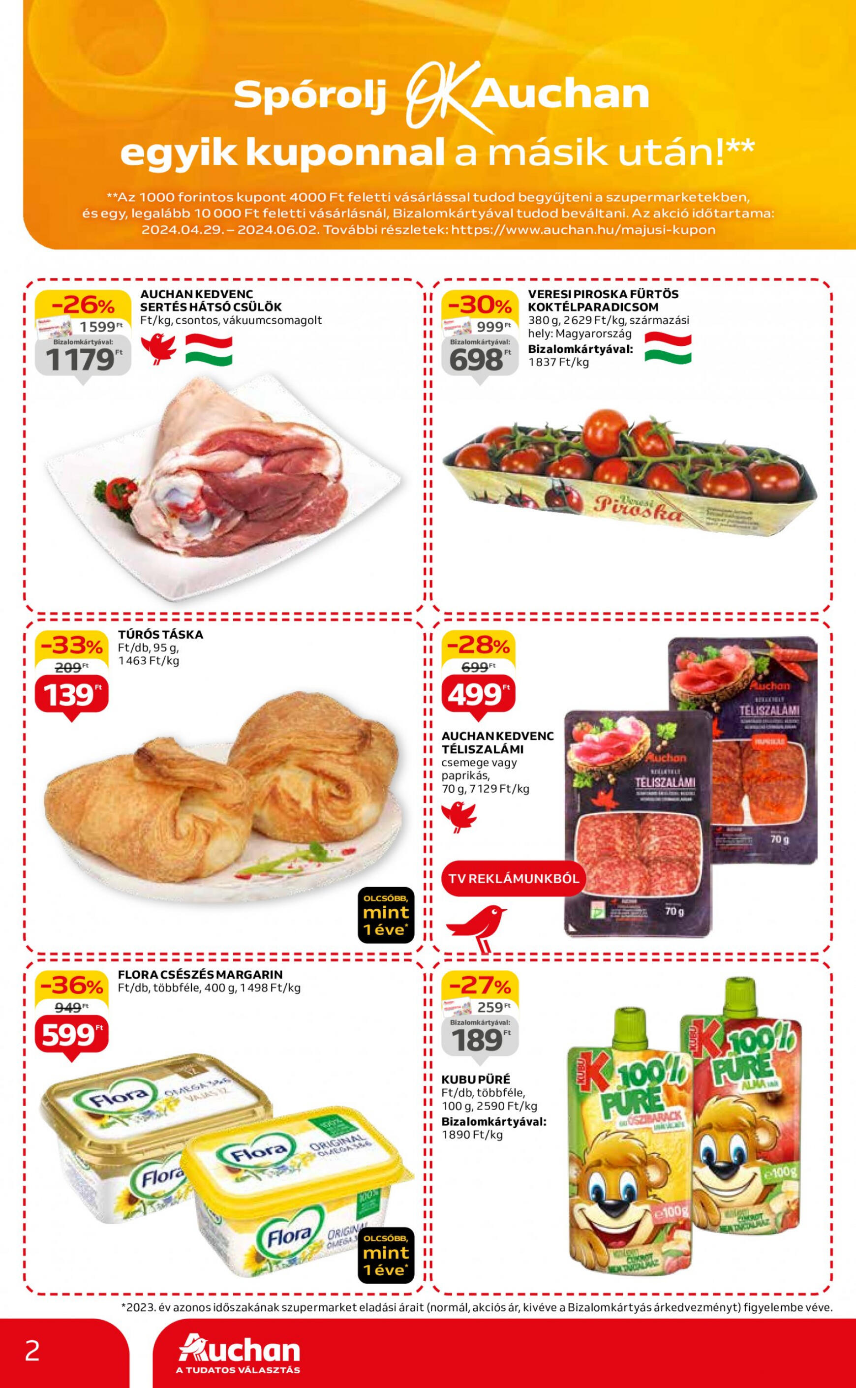 auchan - Aktuális újság Auchan szupermarket 05.16. - 05.22. - page: 2
