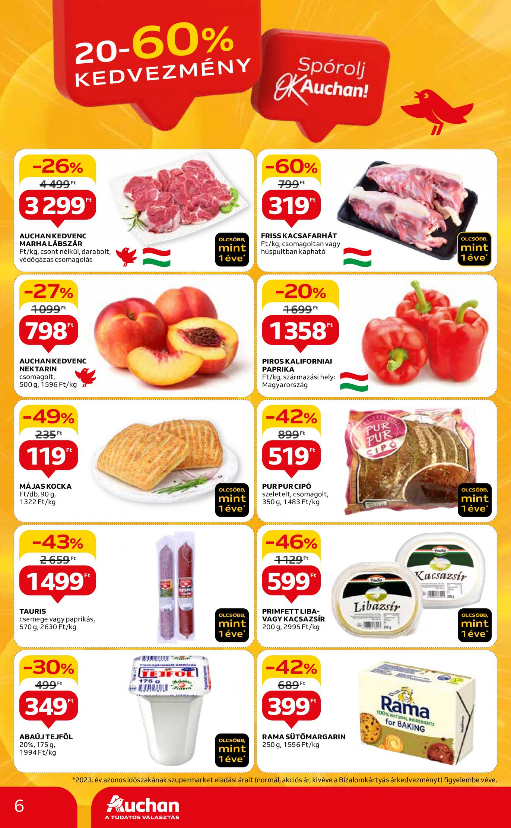 auchan - Aktuális újság Auchan szupermarket 05.16. - 05.22. - page: 6