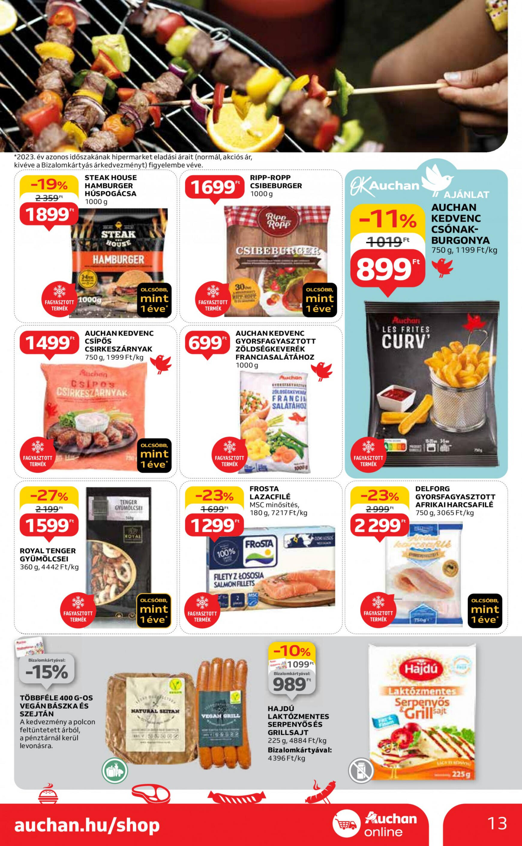 auchan - Aktuális újság Auchan 06.27. - 07.03. - page: 13