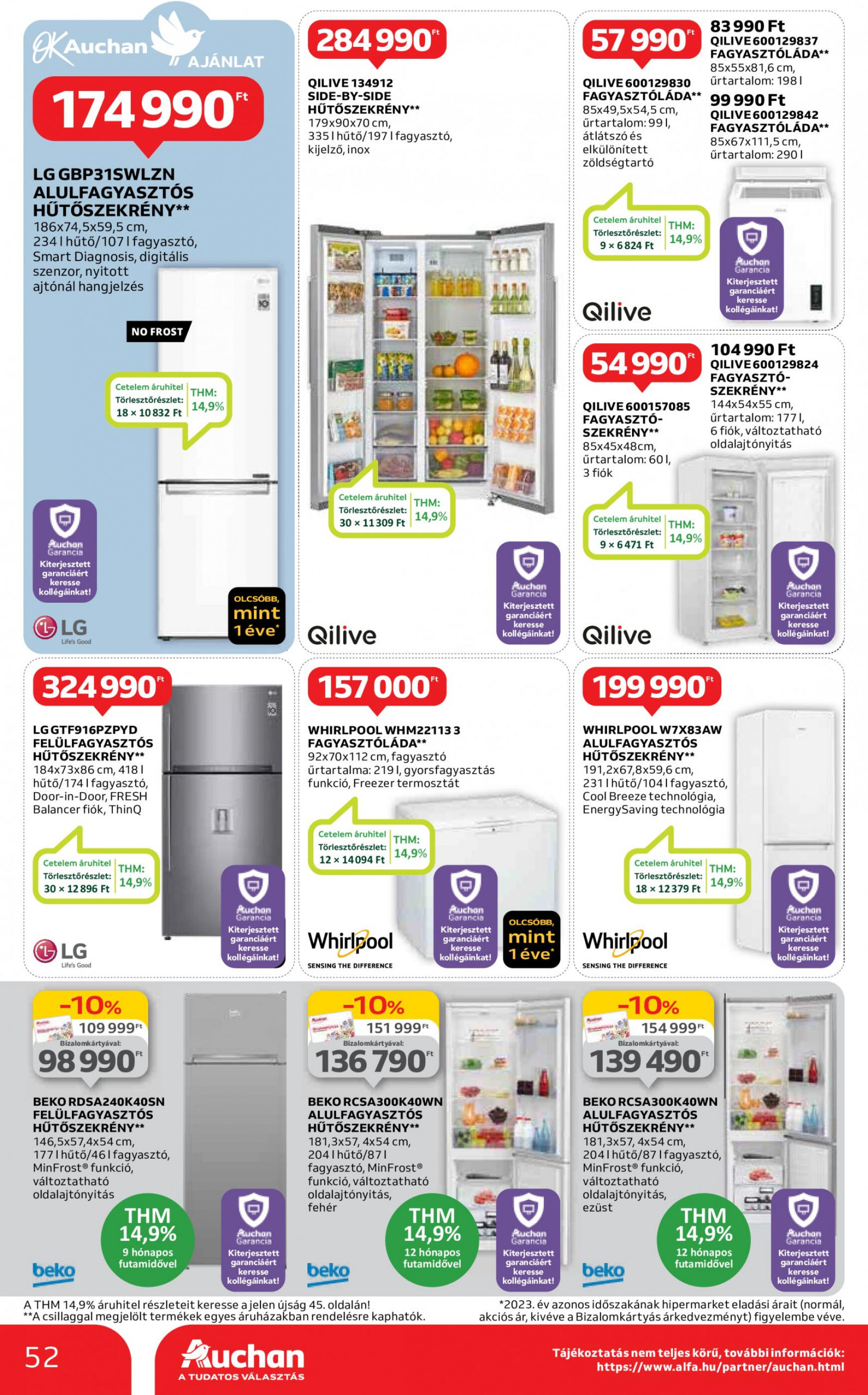 auchan - Aktuális újság Auchan 06.27. - 07.03. - page: 52