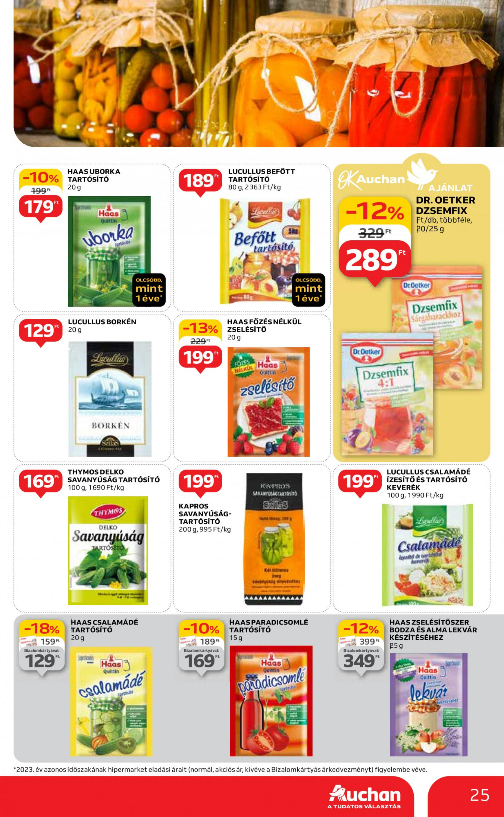 auchan - Aktuális újság Auchan 06.27. - 07.03. - page: 25