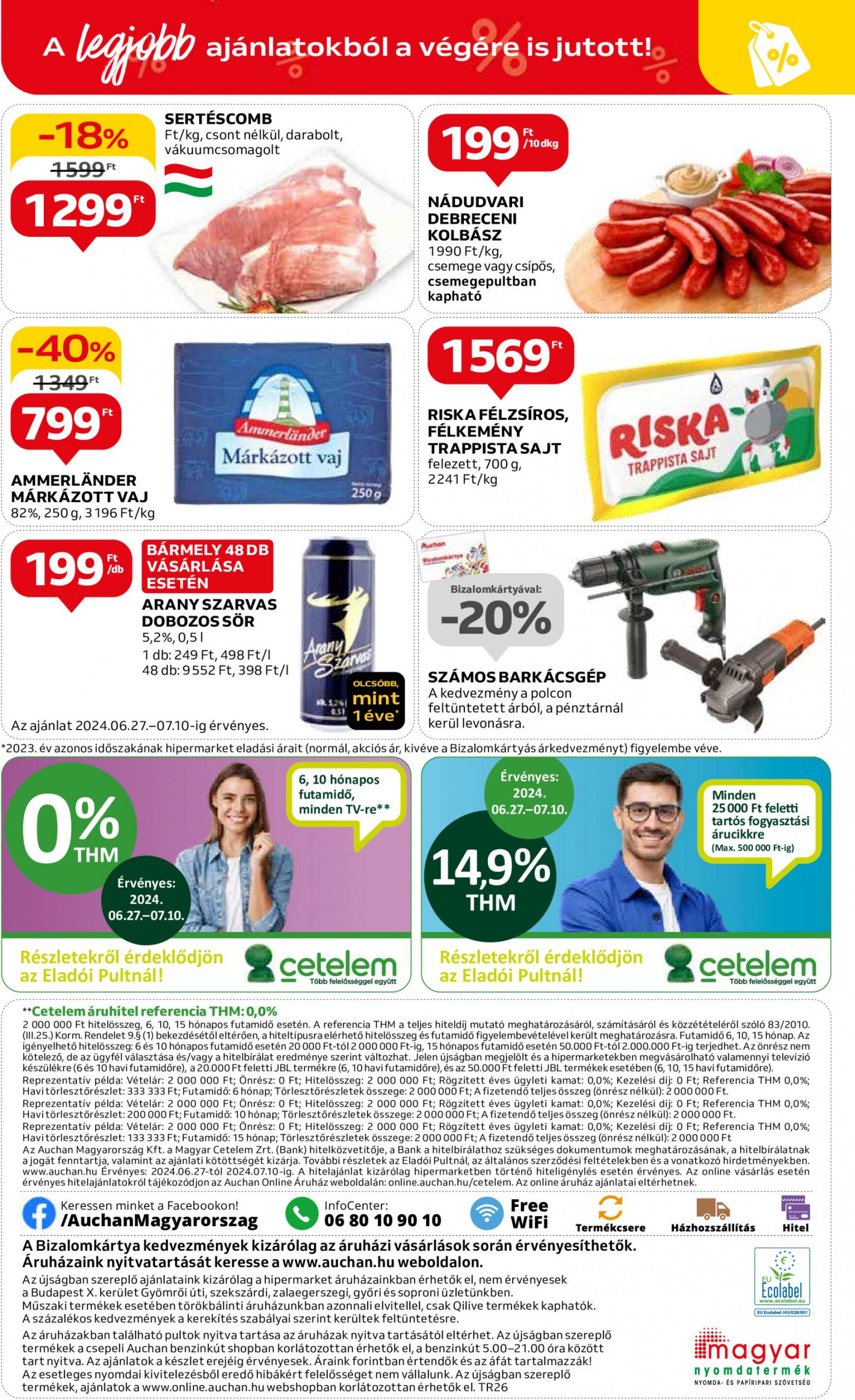 auchan - Aktuális újság Auchan 06.27. - 07.03. - page: 54