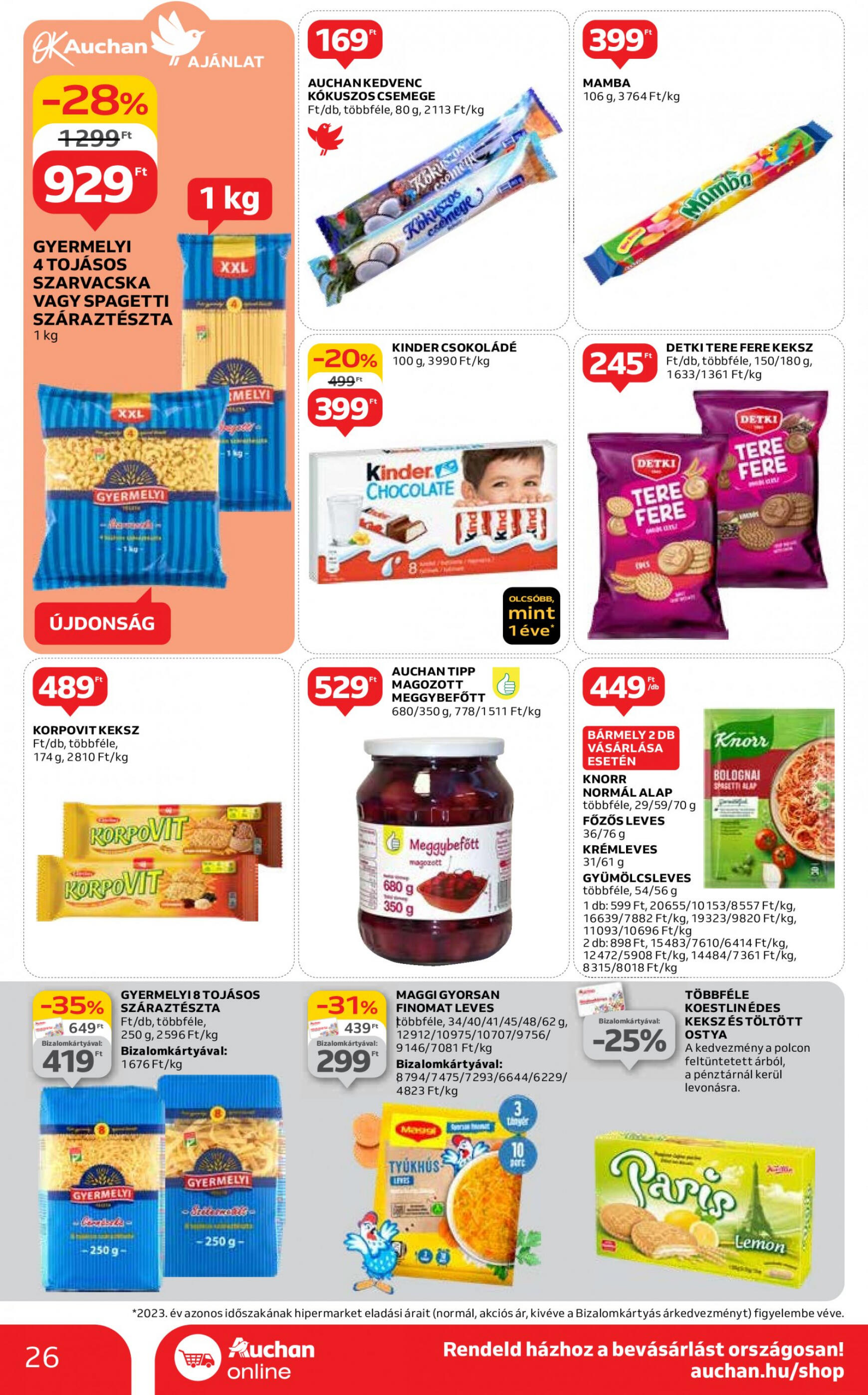 auchan - Aktuális újság Auchan 06.27. - 07.03. - page: 26