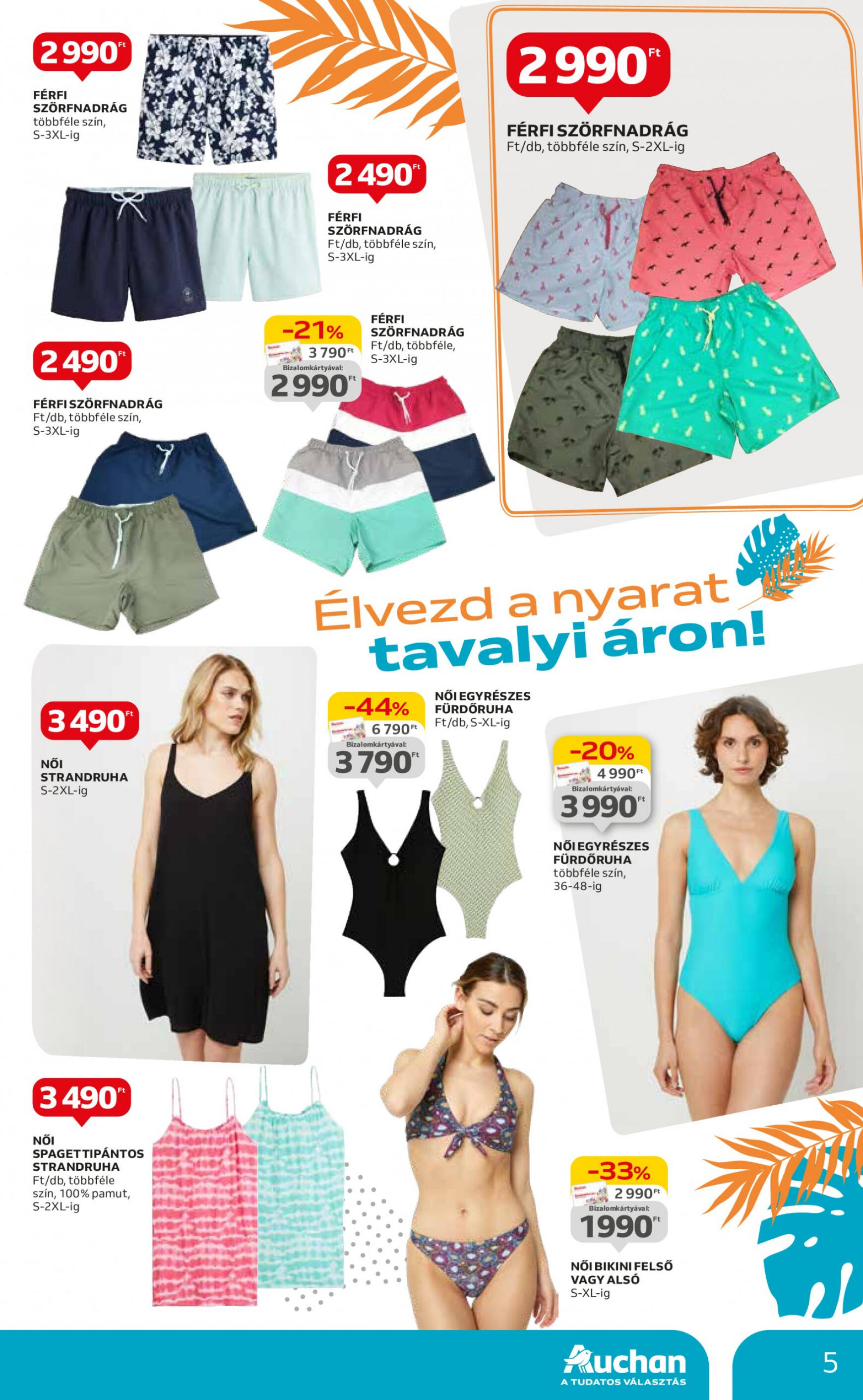 auchan - Aktuális újság Auchan - Textil 07.04. - 07.31. - page: 5