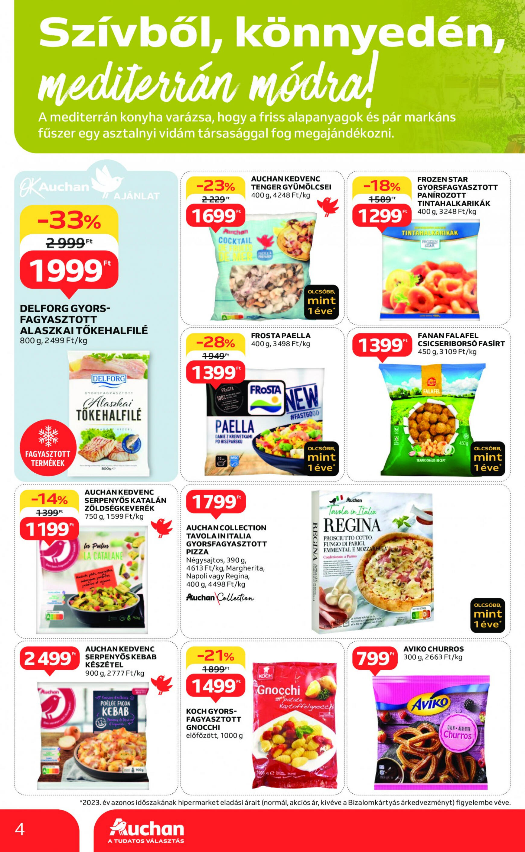 auchan - Aktuális újság Auchan - Mediterrán ízek, magyar borok! 07.11. - 07.24. - page: 4