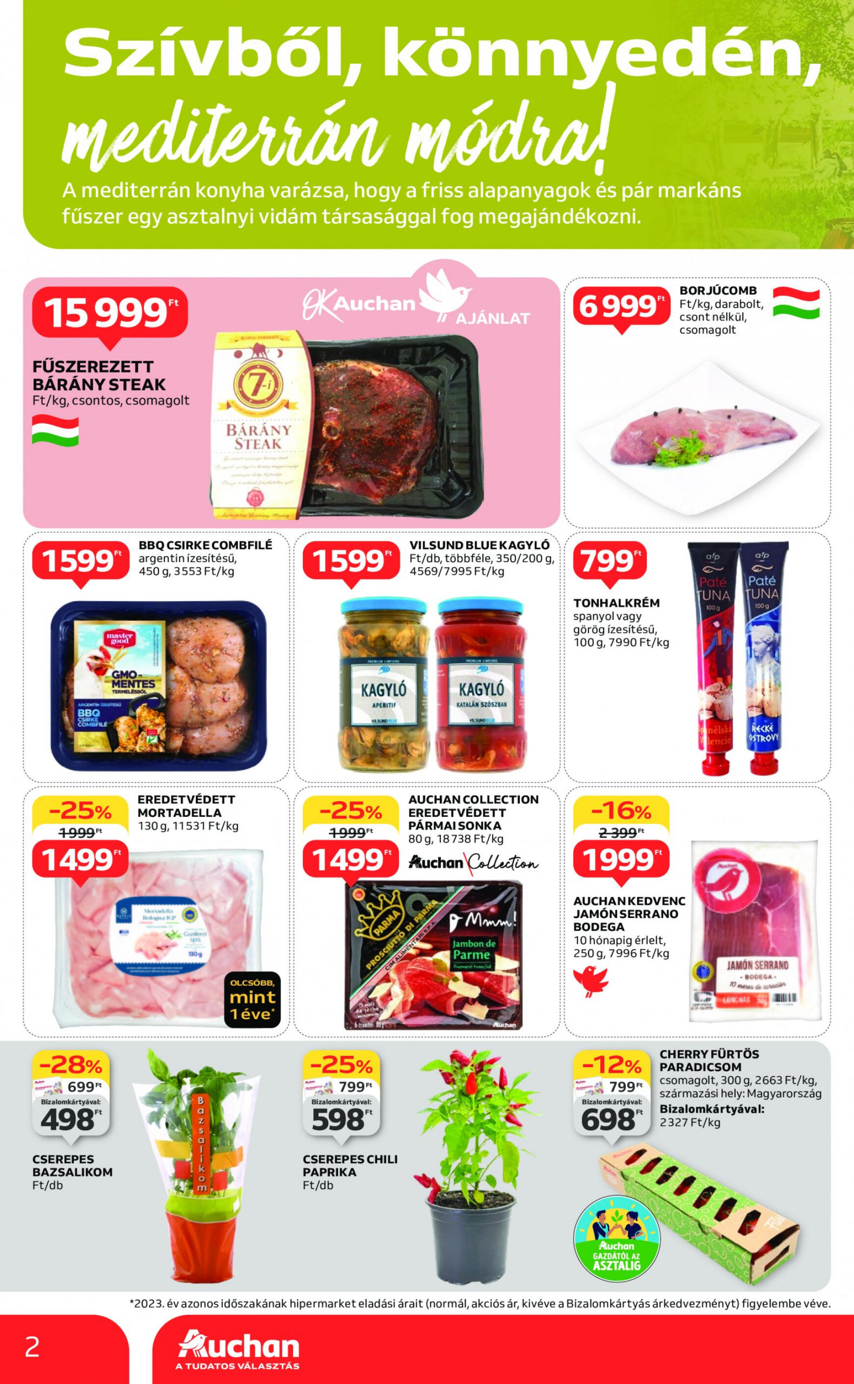 auchan - Aktuális újság Auchan - Mediterrán ízek, magyar borok! 07.11. - 07.24. - page: 2