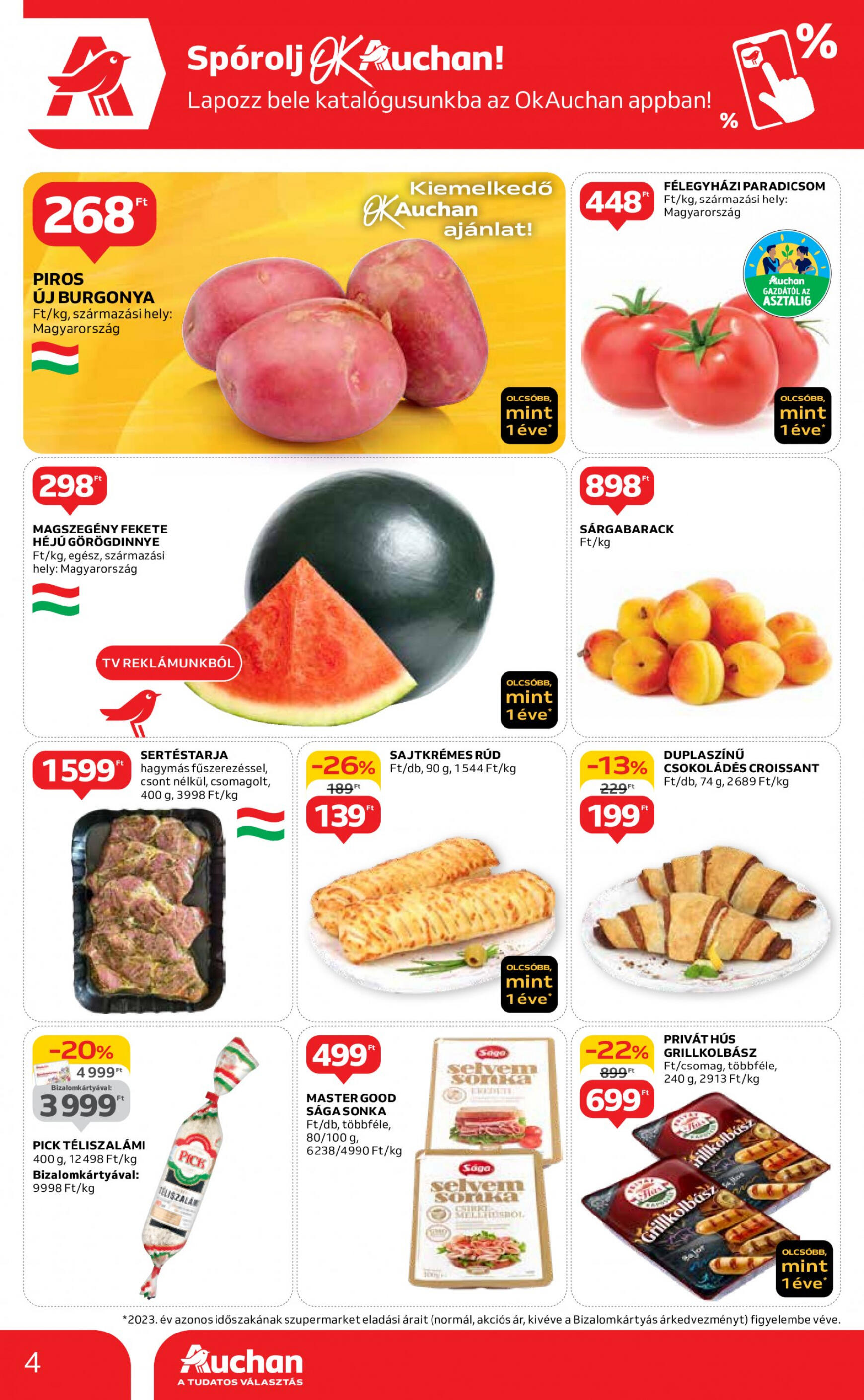 auchan - Aktuális újság Auchan szupermarket 07.11. - 07.17. - page: 4