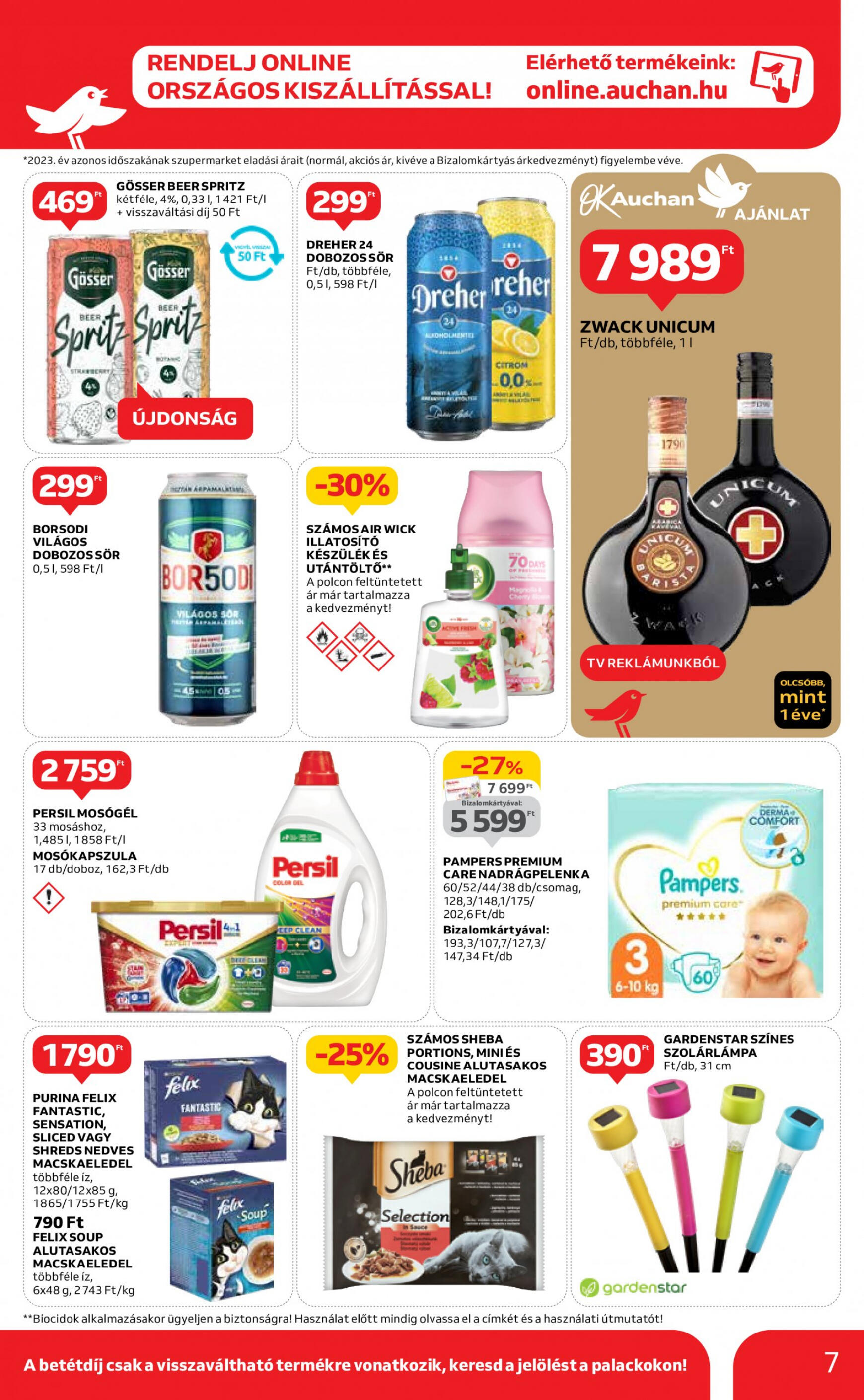 auchan - Aktuális újság Auchan szupermarket 07.11. - 07.17. - page: 7