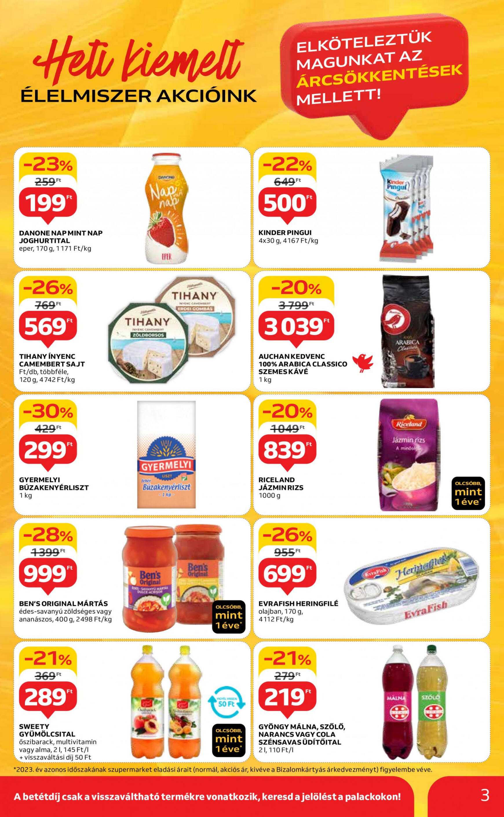 auchan - Aktuális újság Auchan szupermarket 07.11. - 07.17. - page: 3