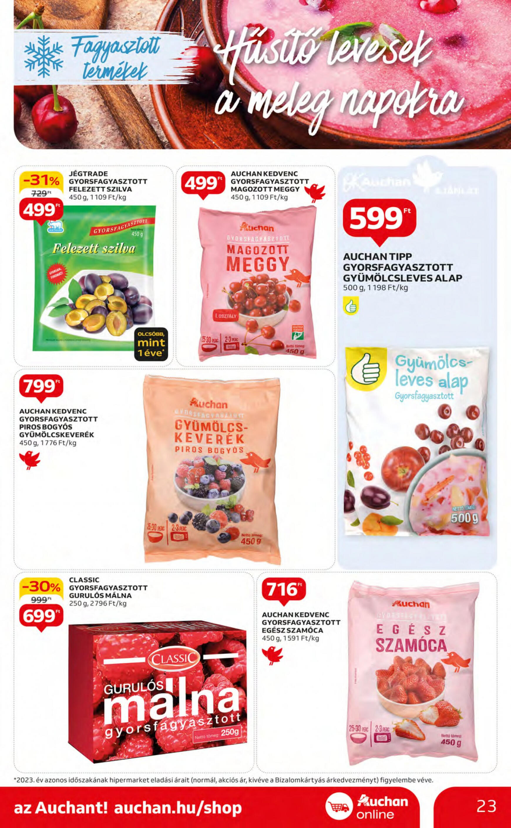 auchan - Aktuális újság Auchan 07.11. - 07.17. - page: 23