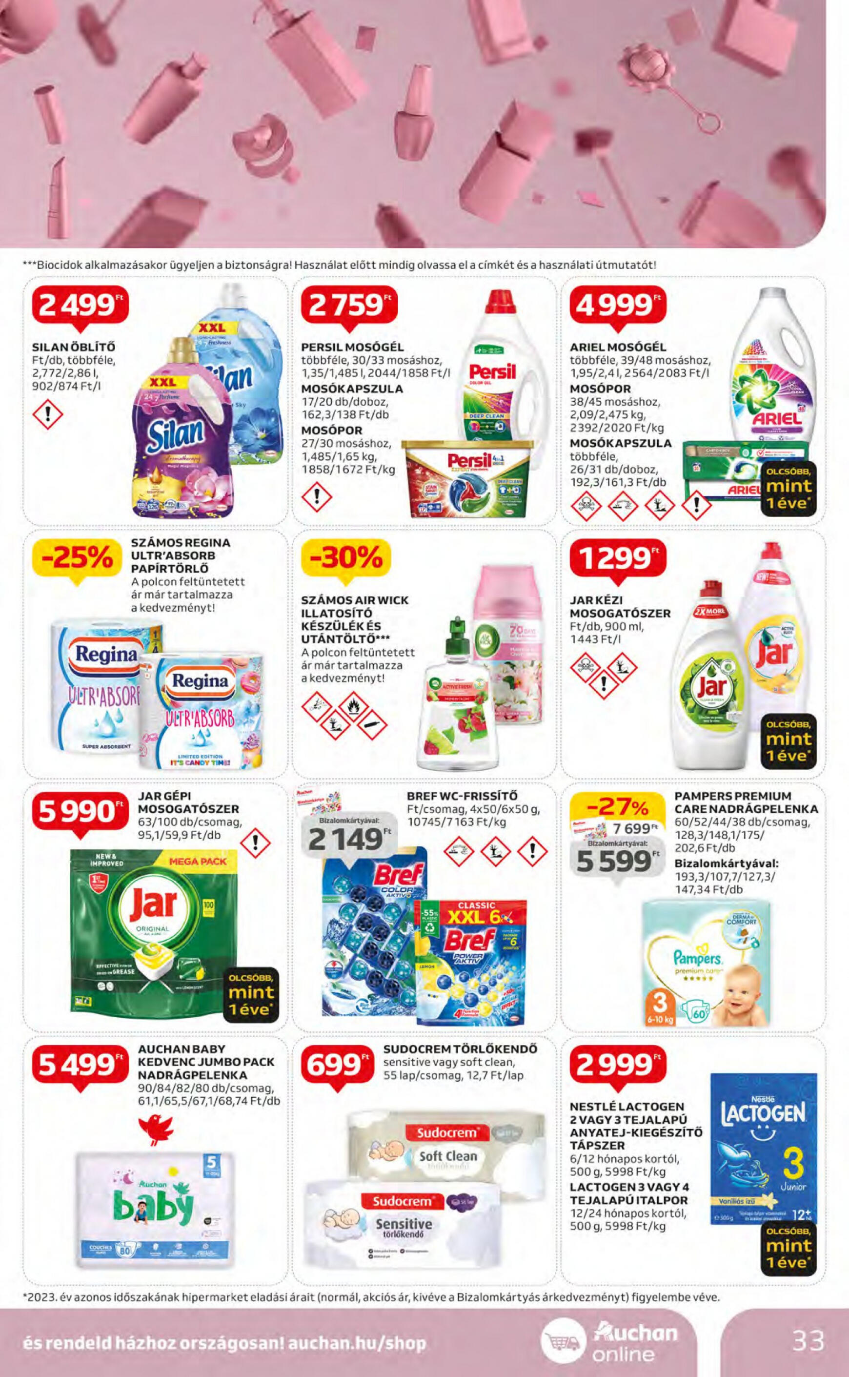 auchan - Aktuális újság Auchan 07.11. - 07.17. - page: 33