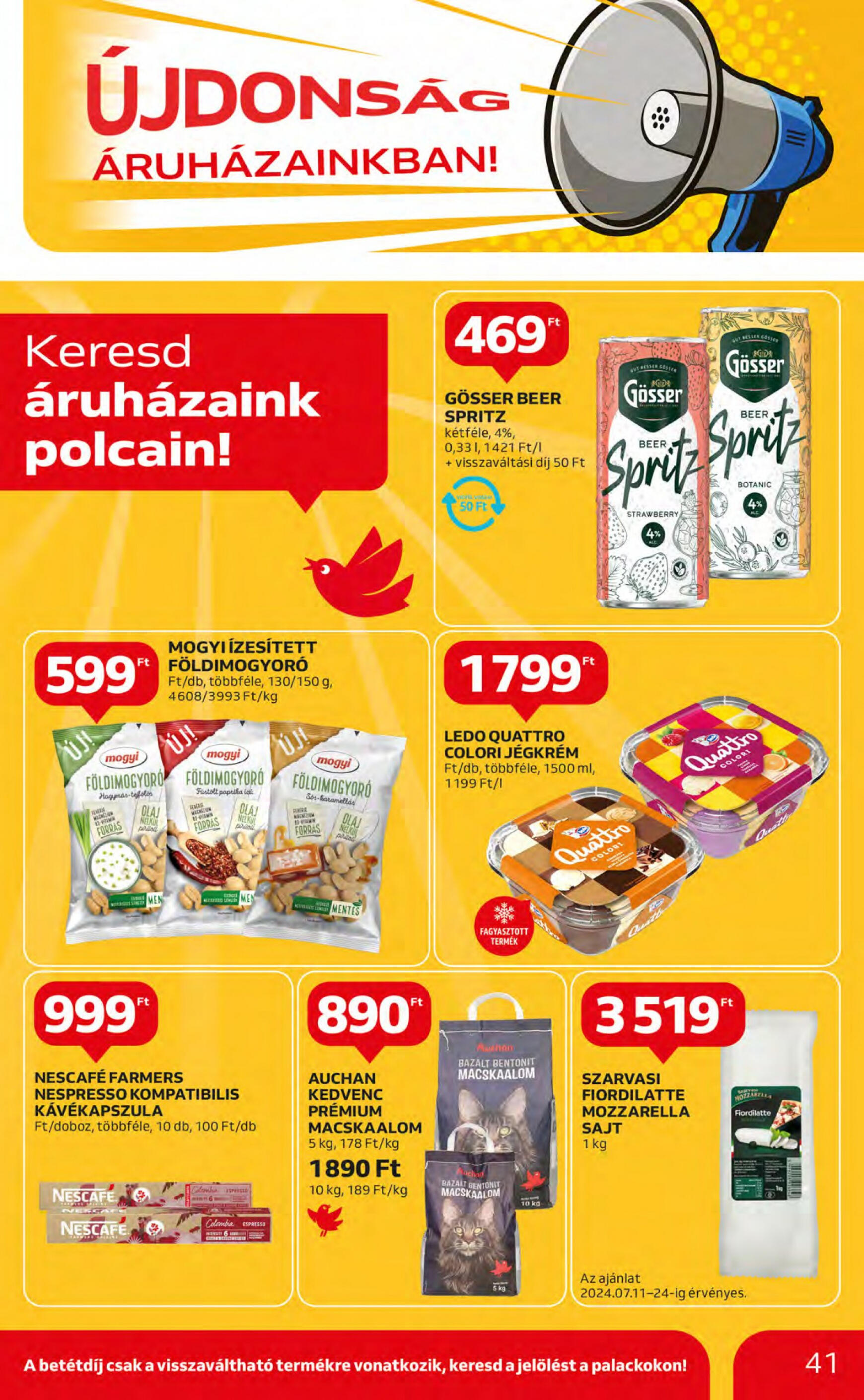 auchan - Aktuális újság Auchan 07.11. - 07.17. - page: 41