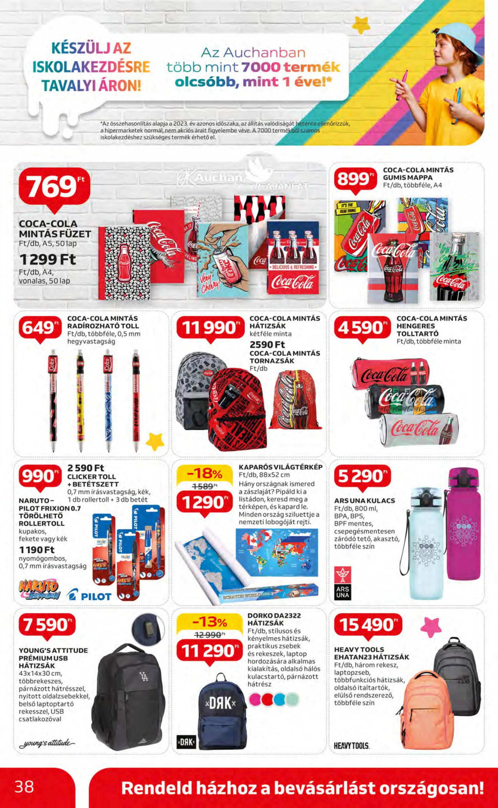 auchan - Aktuális újság Auchan 07.11. - 07.17. - page: 38