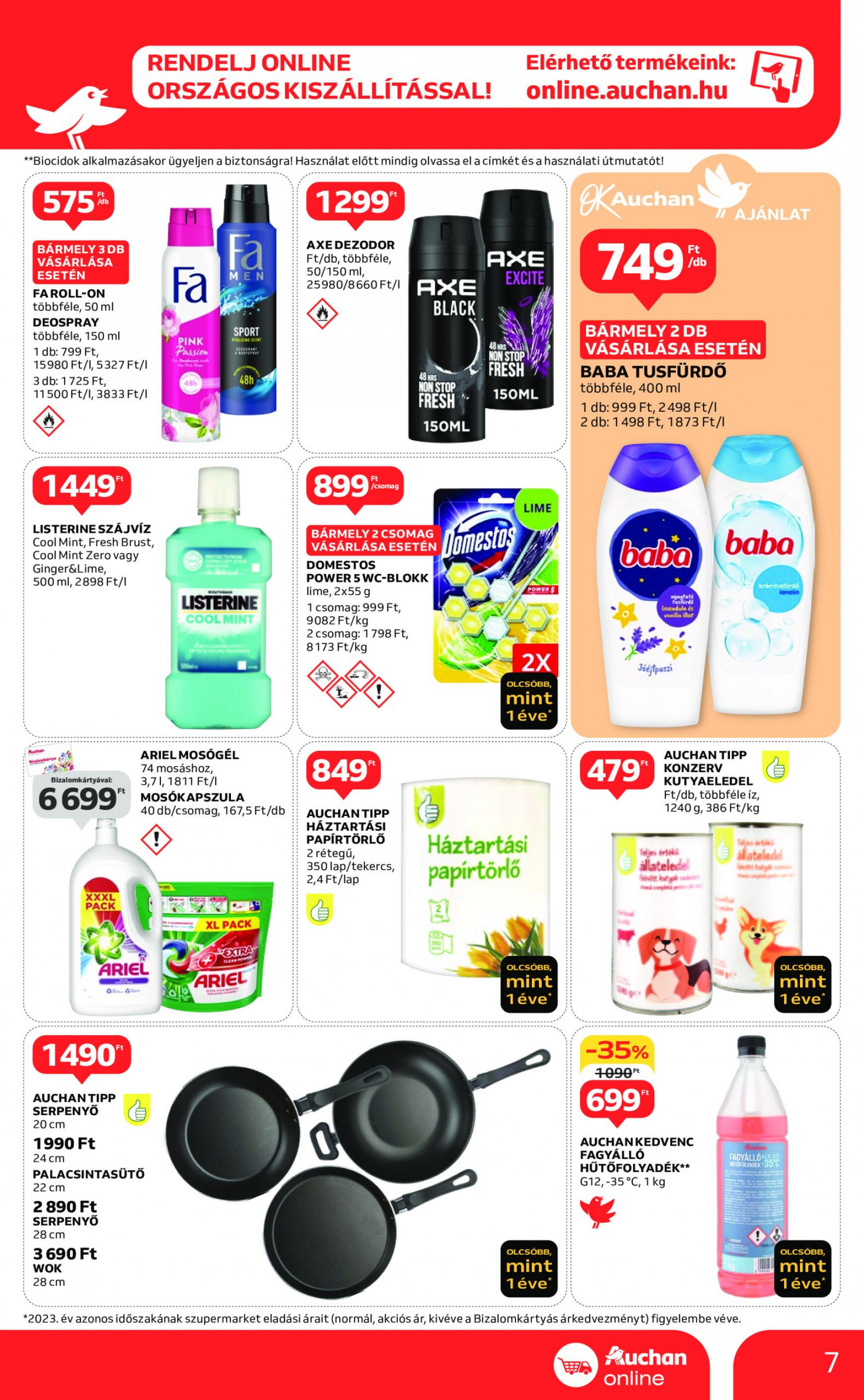 auchan - Aktuális újság Auchan Szupermarket 07.18. - 07.24. - page: 7