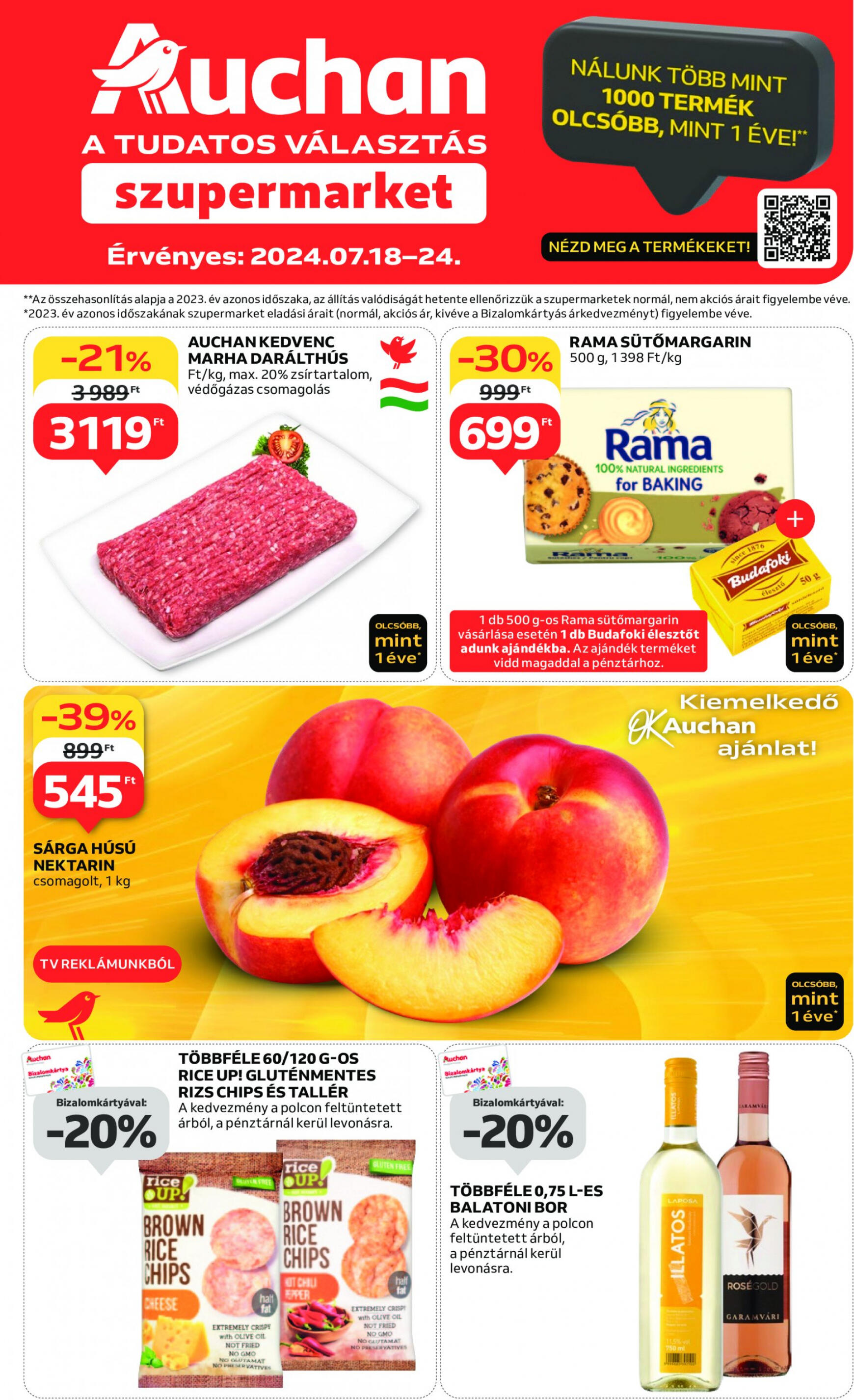 auchan - Aktuális újság Auchan Szupermarket 07.18. - 07.24.