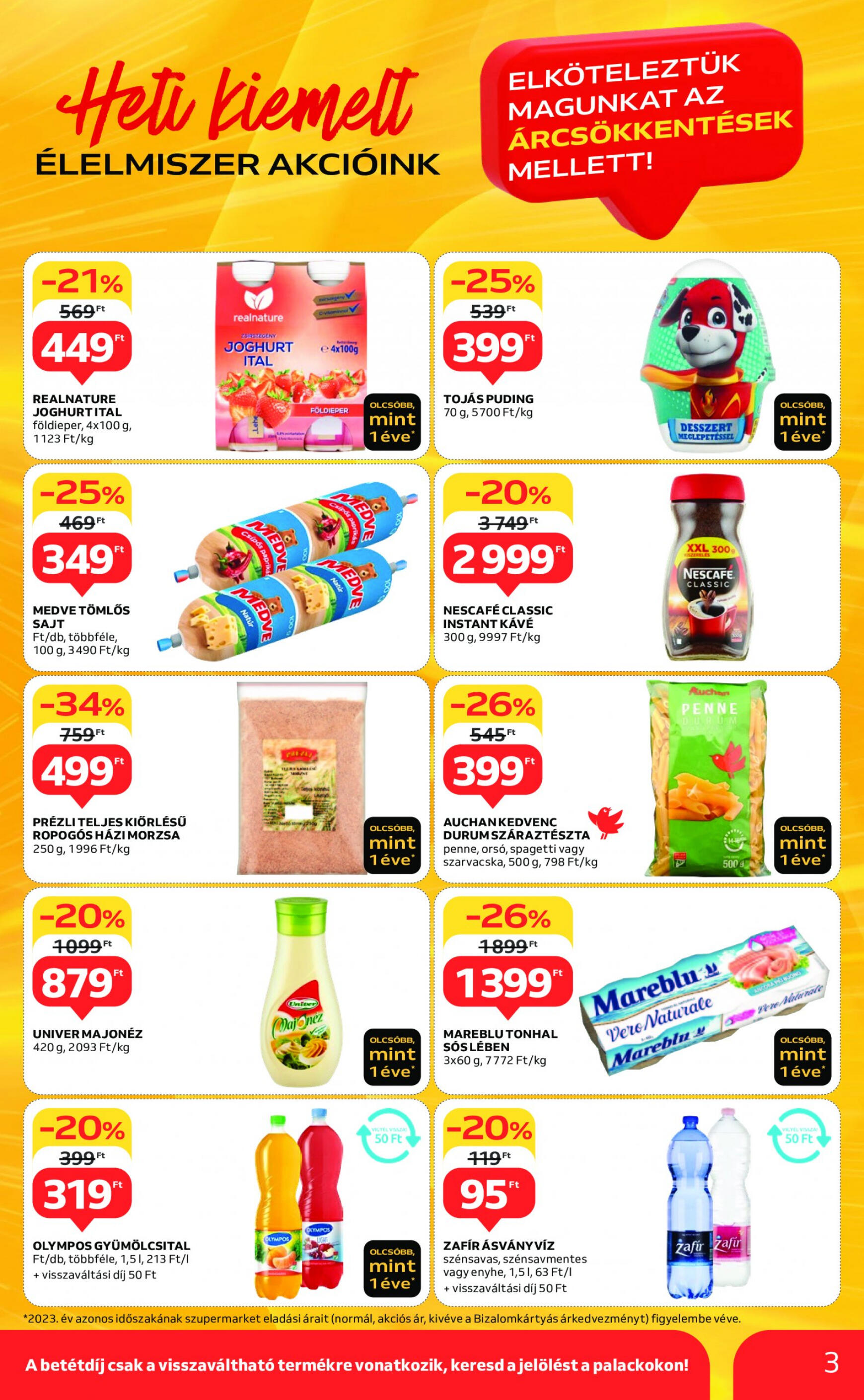 auchan - Aktuális újság Auchan Szupermarket 07.18. - 07.24. - page: 3