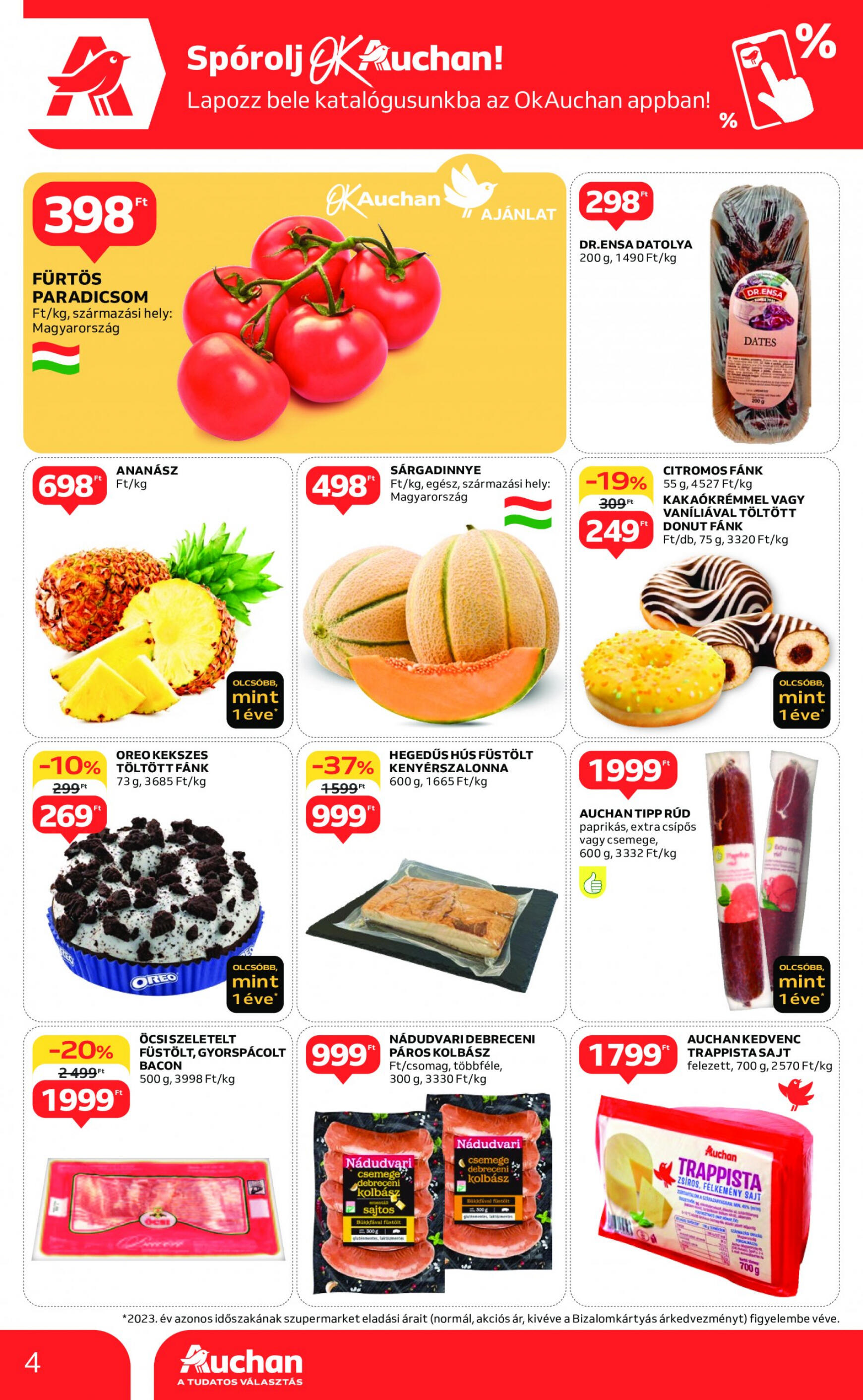 auchan - Aktuális újság Auchan Szupermarket 07.18. - 07.24. - page: 4