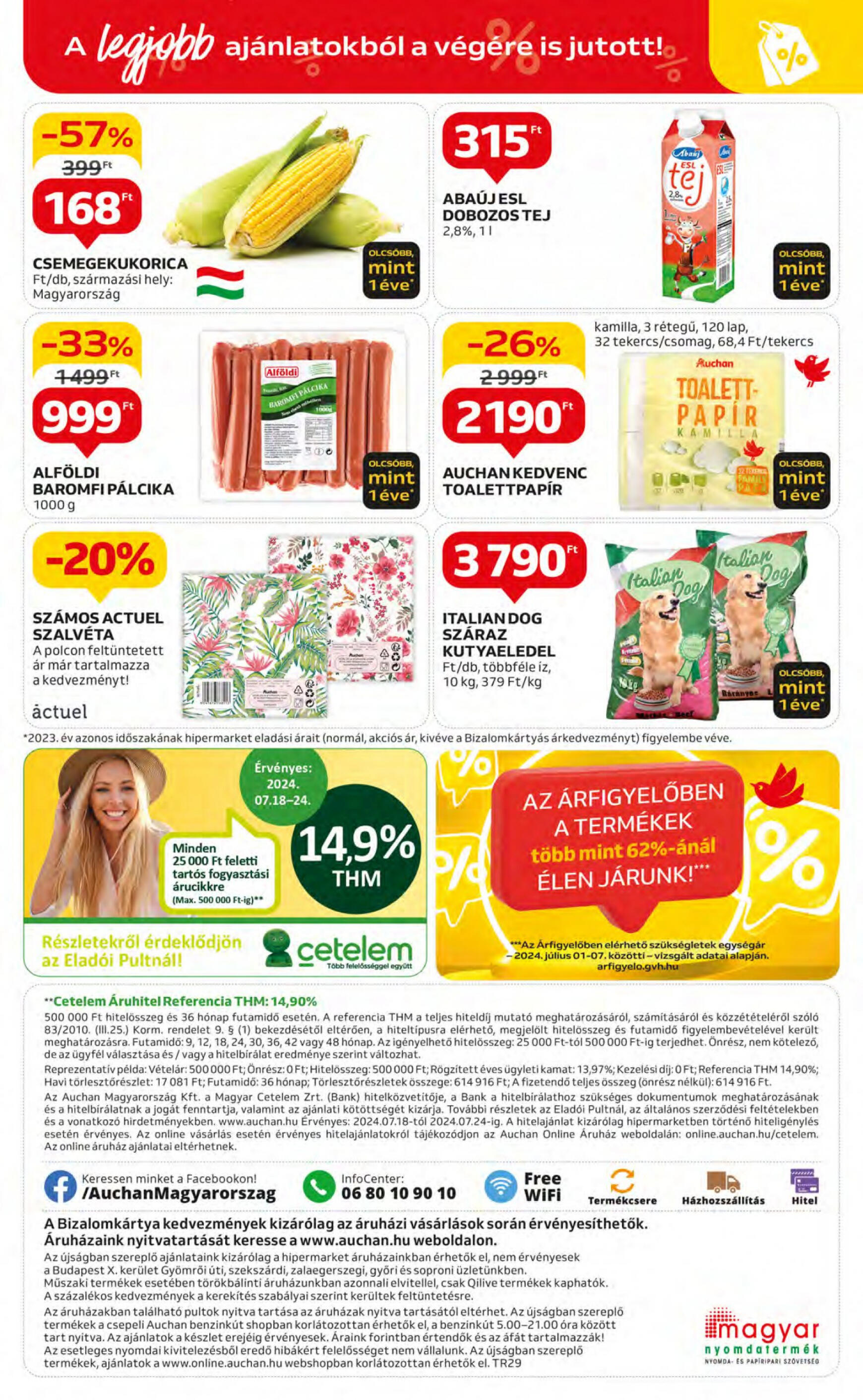 auchan - Aktuális újság Auchan 07.18. - 07.24. - page: 54