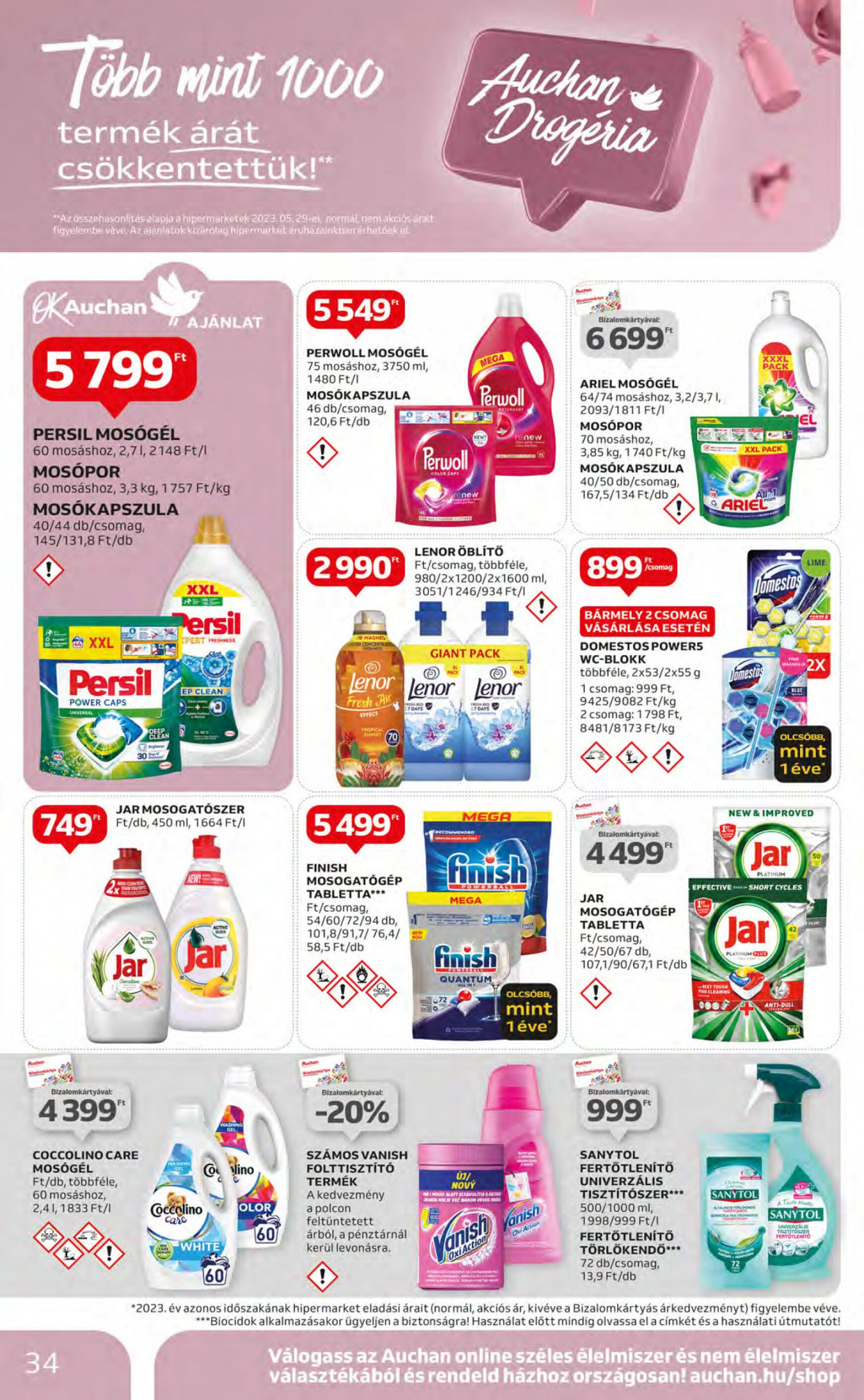 auchan - Aktuális újság Auchan 07.18. - 07.24. - page: 34