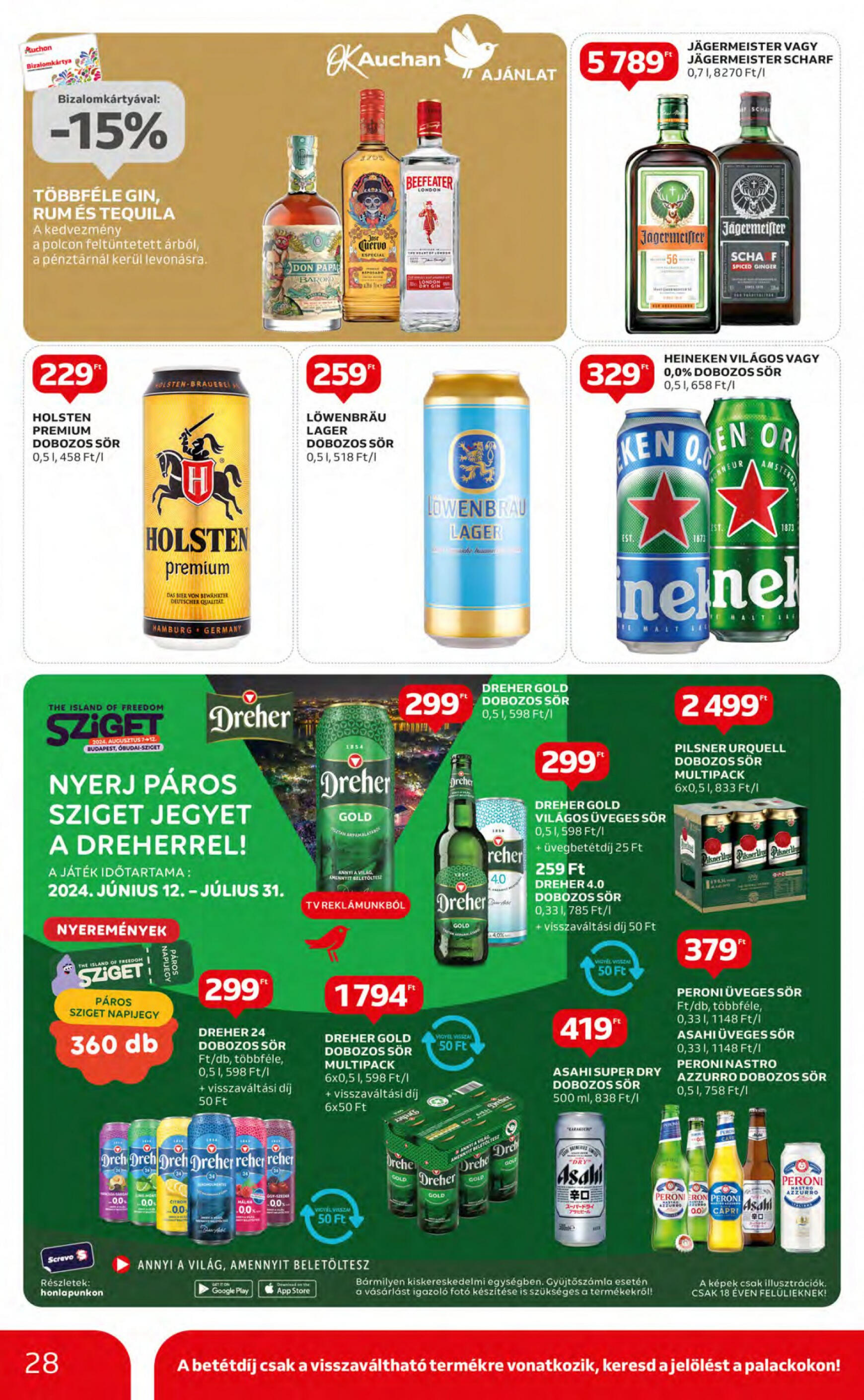 auchan - Aktuális újság Auchan 07.18. - 07.24. - page: 28