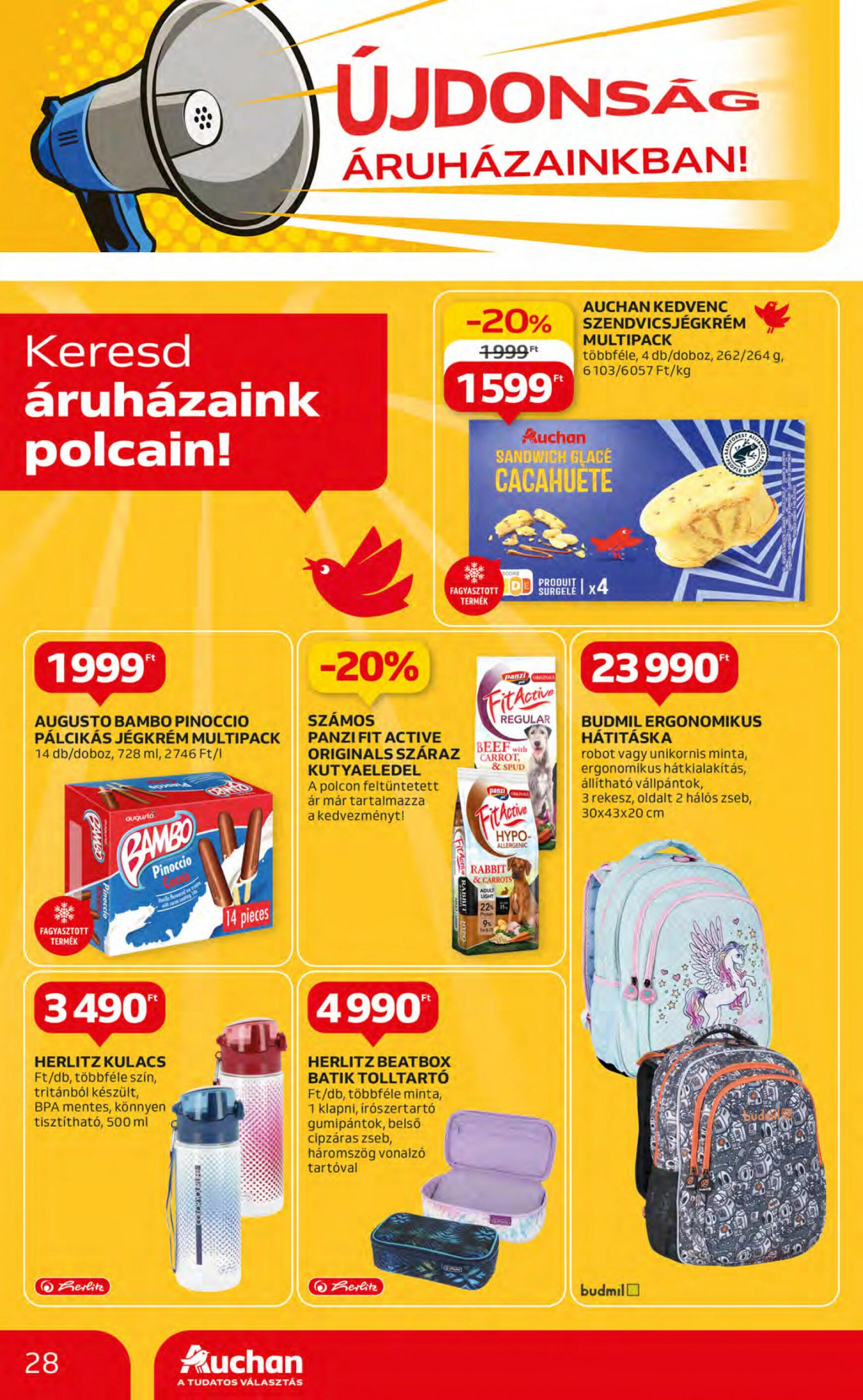 auchan - Aktuális újság Auchan 07.25. - 07.31. - page: 28