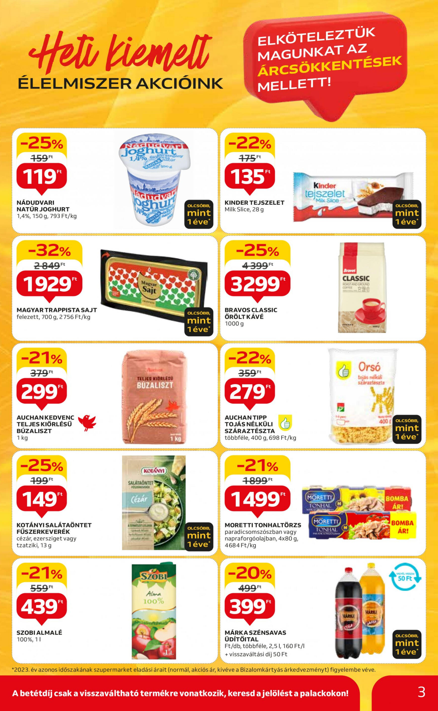 auchan - Aktuális újság Auchan szupermarket 07.25. - 07.31. - page: 3