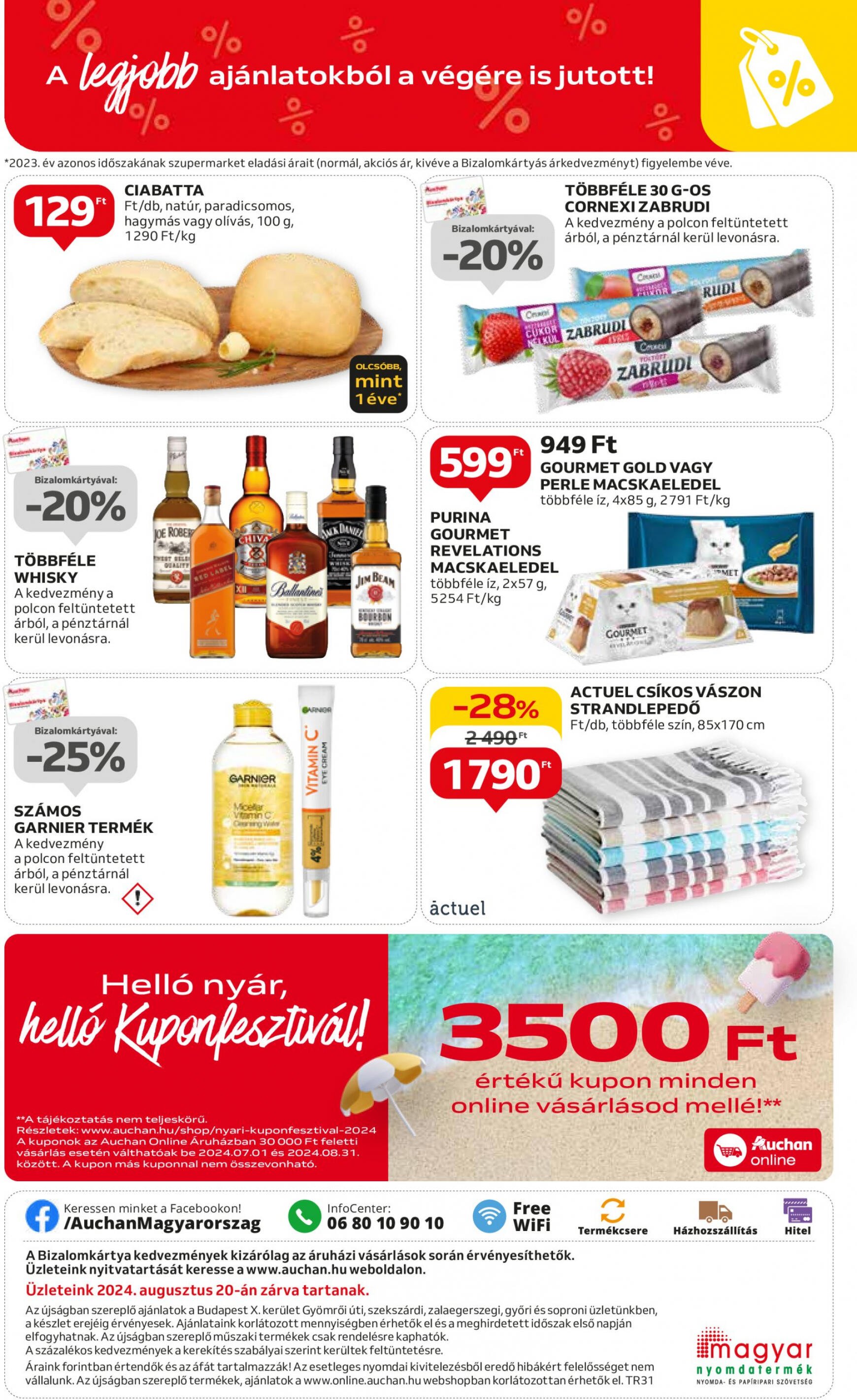 auchan - Aktuális újság Auchan szupermarket 08.01. - 08.07. - page: 8